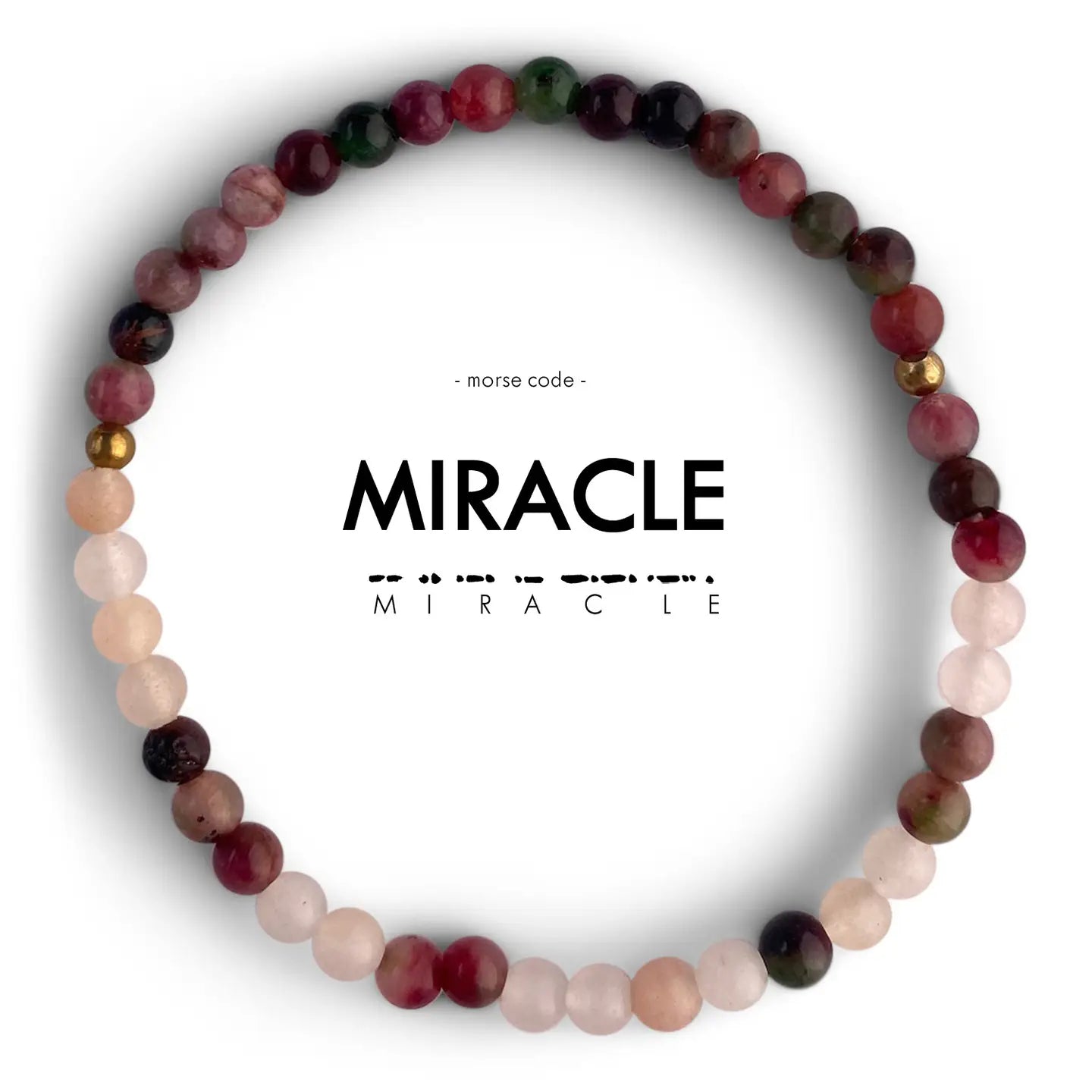 Morse Code Bracelet | Miracle- Assorted Colors