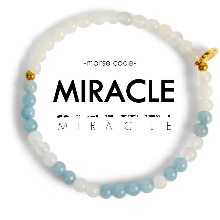 Morse Code Bracelet | Miracle- Assorted Colors