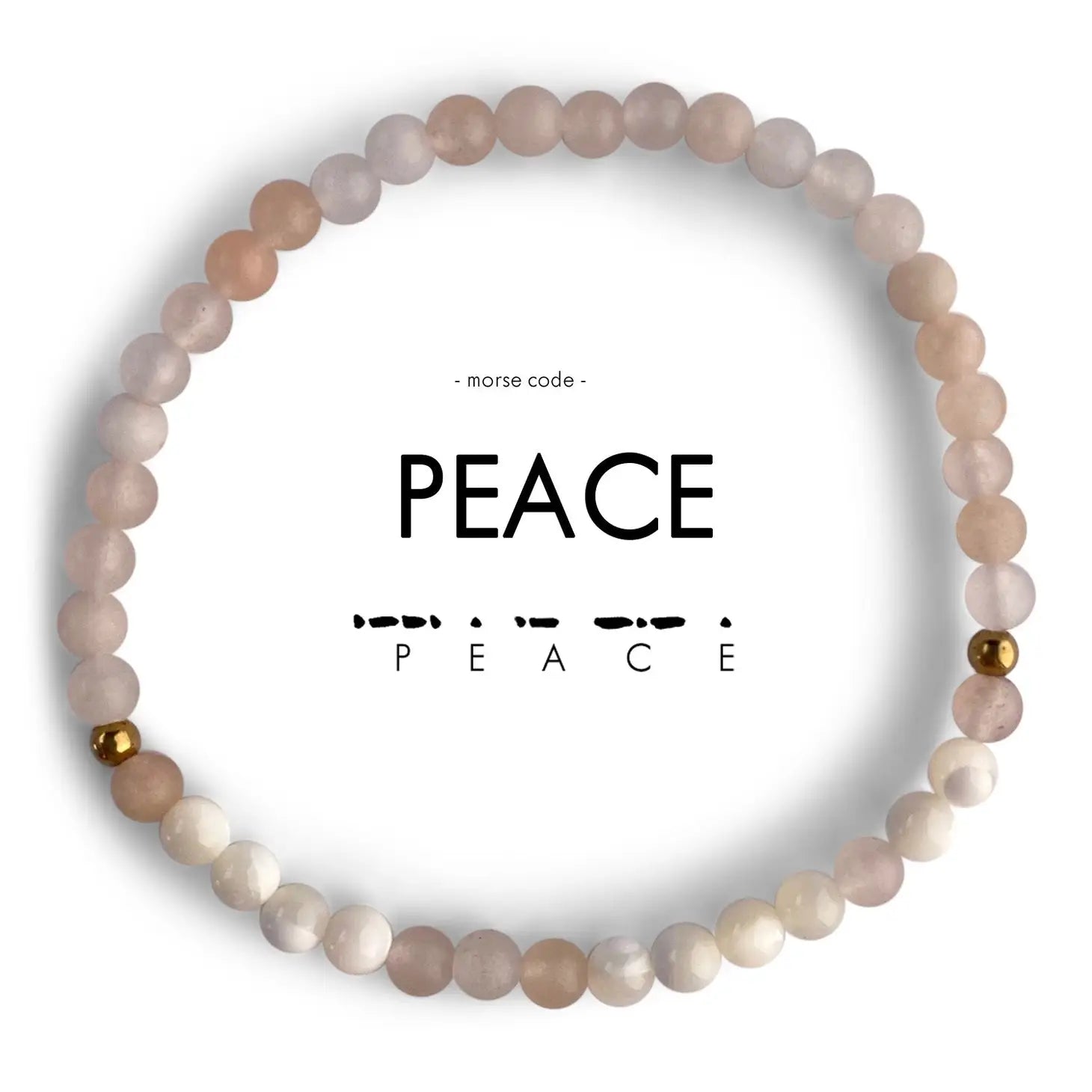 Morse Code Bracelet | Peace- Assorted Colors