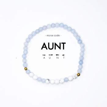 Morse Code Bracelet l AUNT