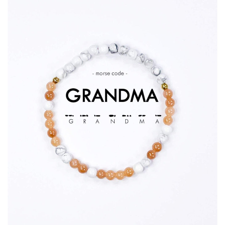 Morse Code Bracelet l GRANDMA