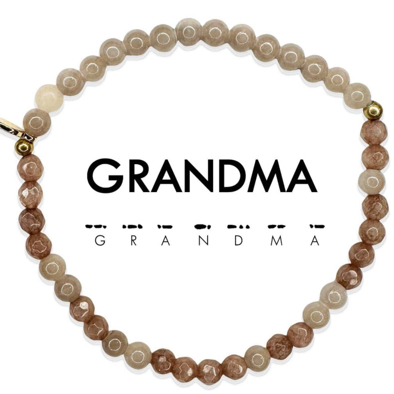 Morse Code Bracelet l Grandma- Assorted Colors
