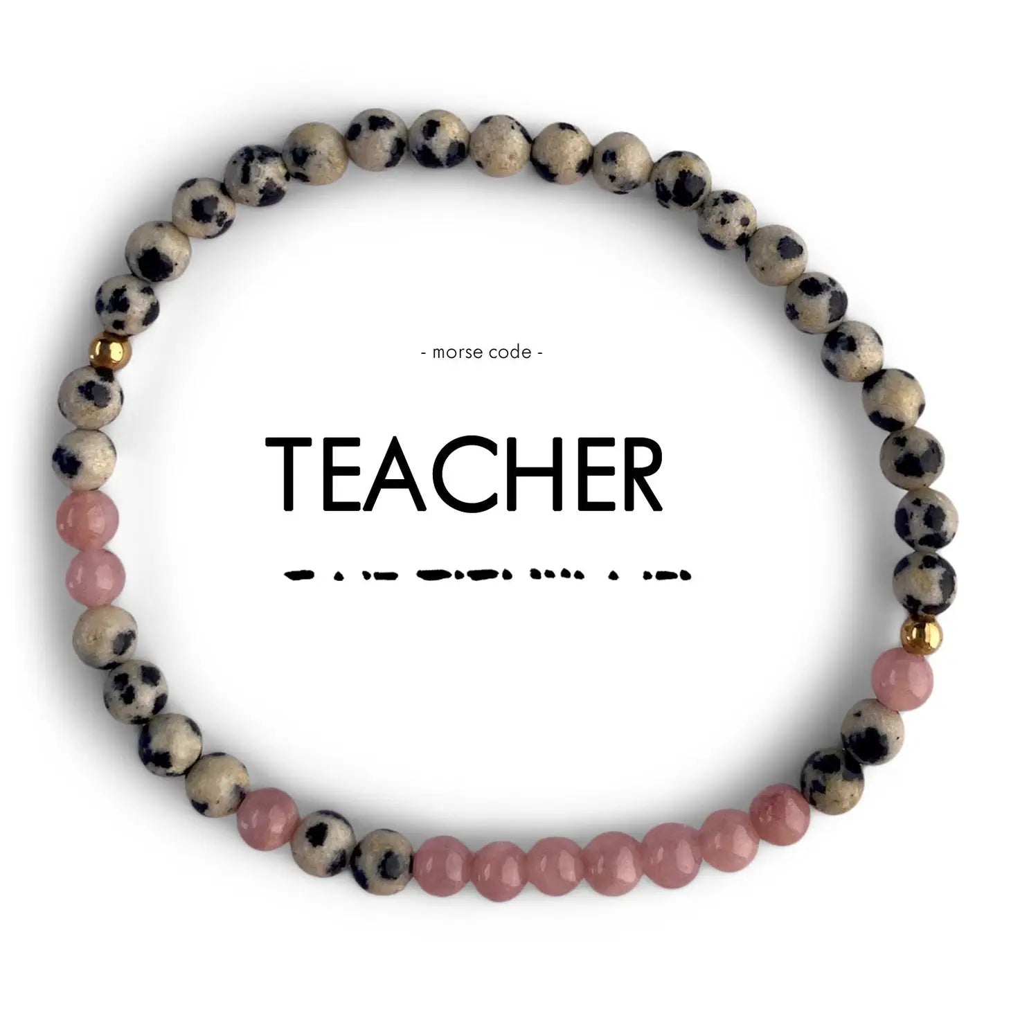 Morse Code Bracelet l Teacher- Assorted Colors