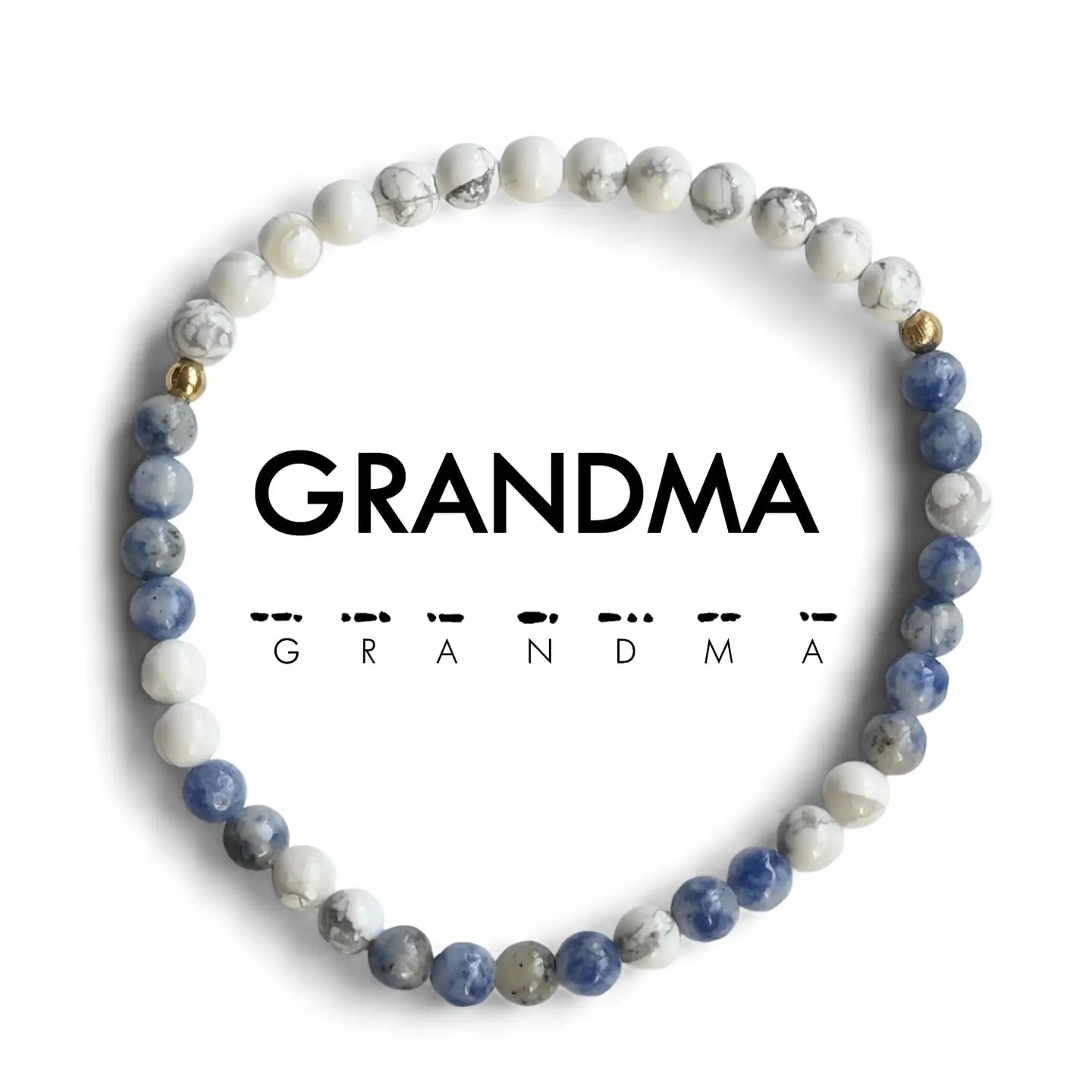 Morse Code Matching Set Bracelets | Grandma & Mini Granddaughter