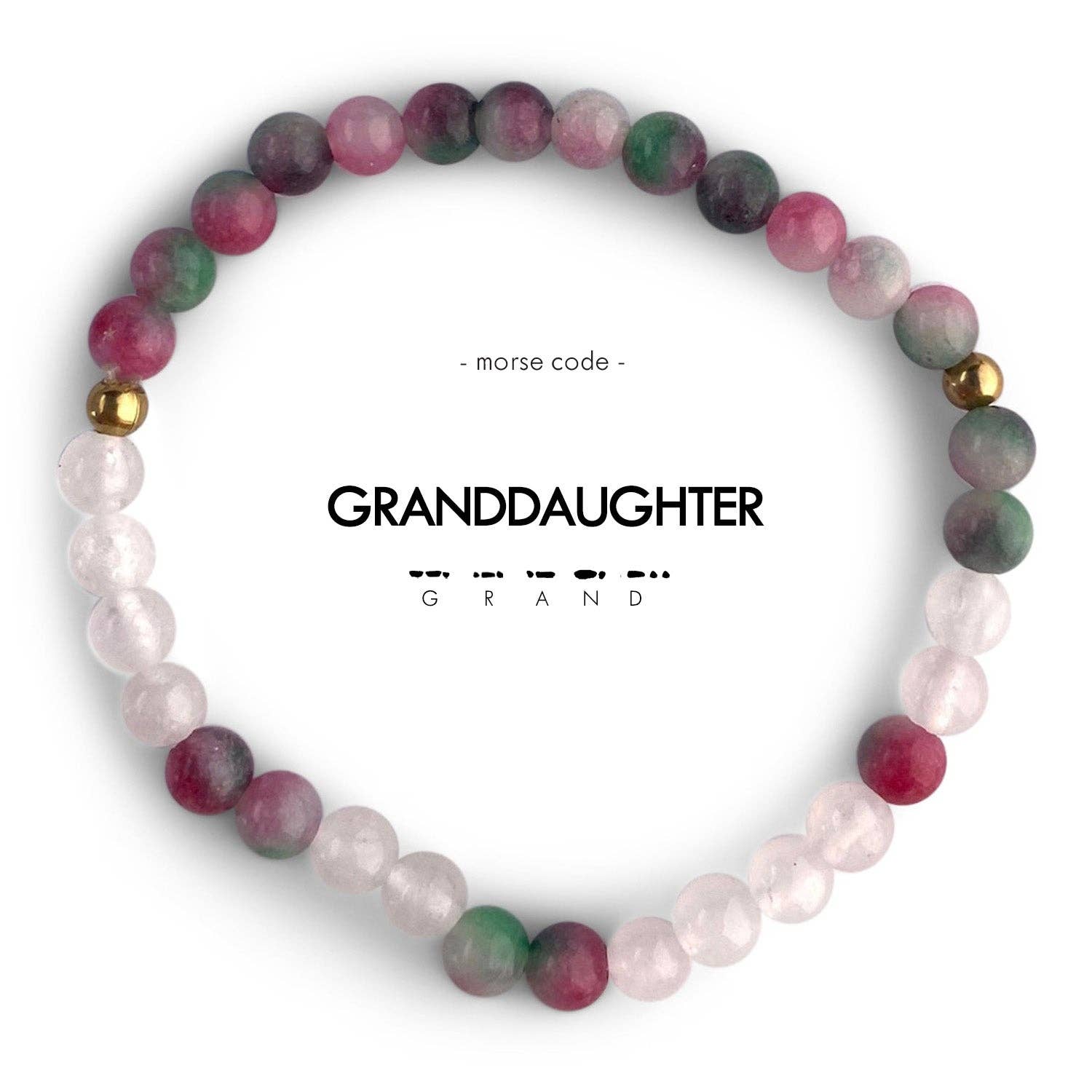 Morse Code Mini Bracelet | Granddaughter