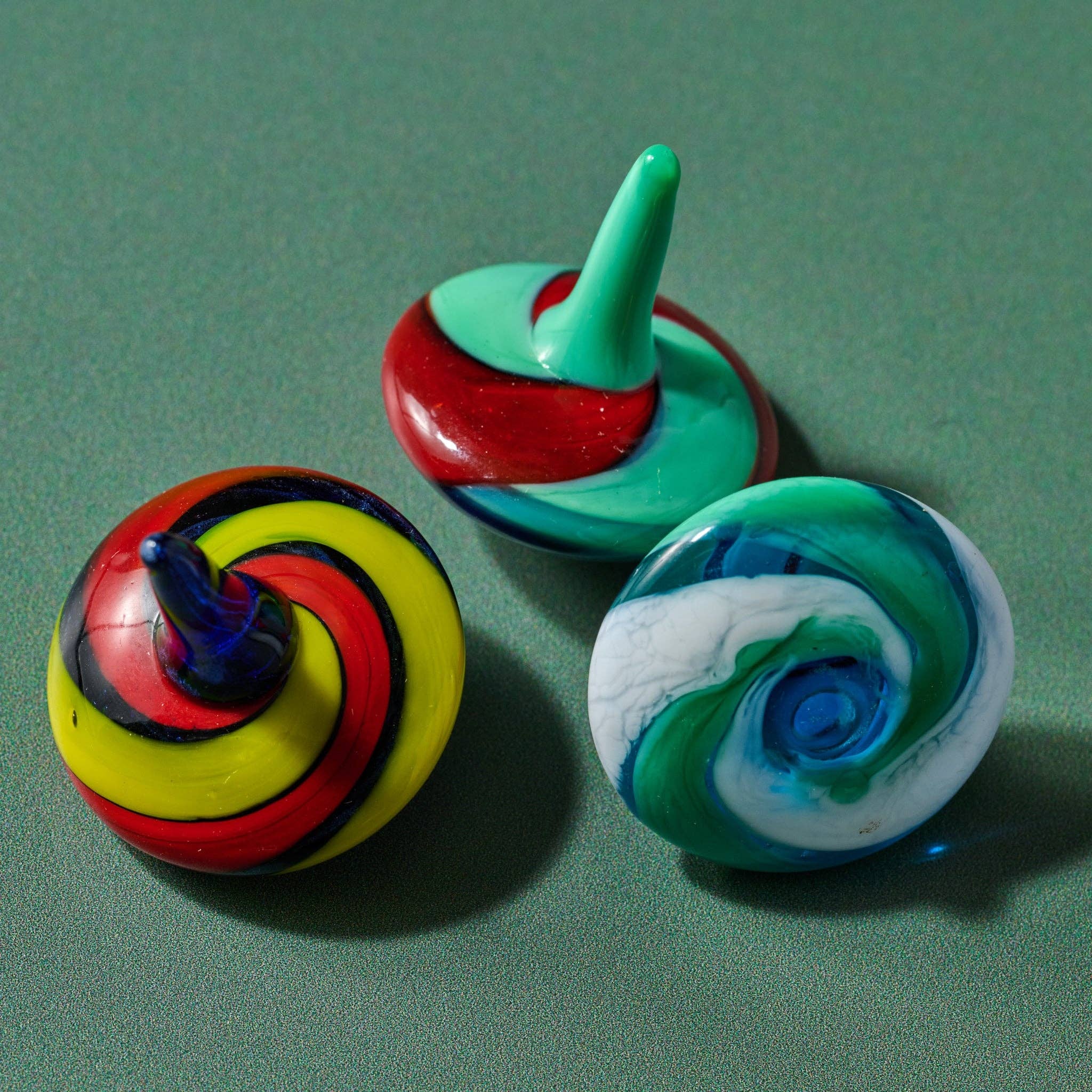Multi-Colored Glass Top- Assorted Colors- Sold Individually