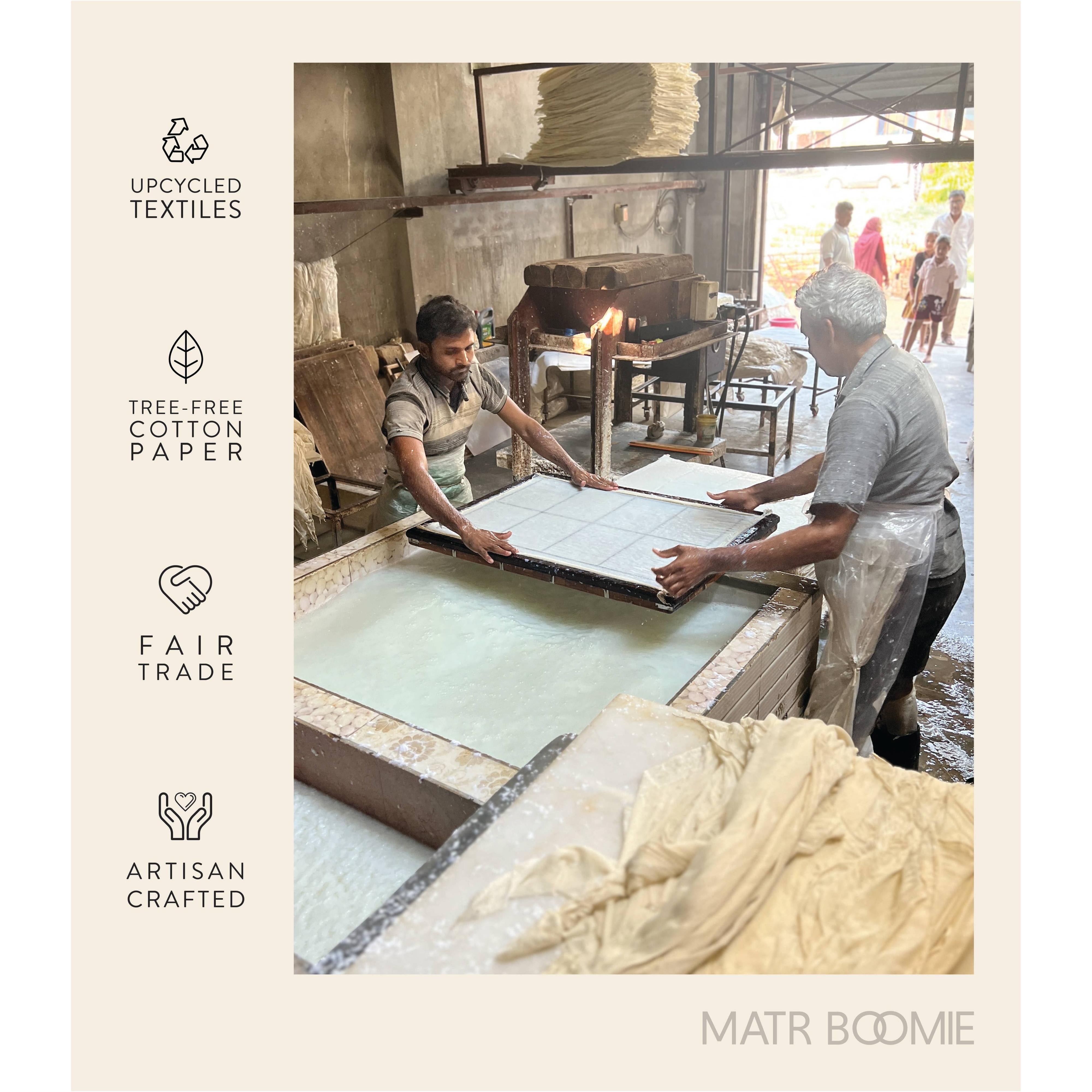 Mushroom Recycled Paper Garland - Assorted Colors/ Prints