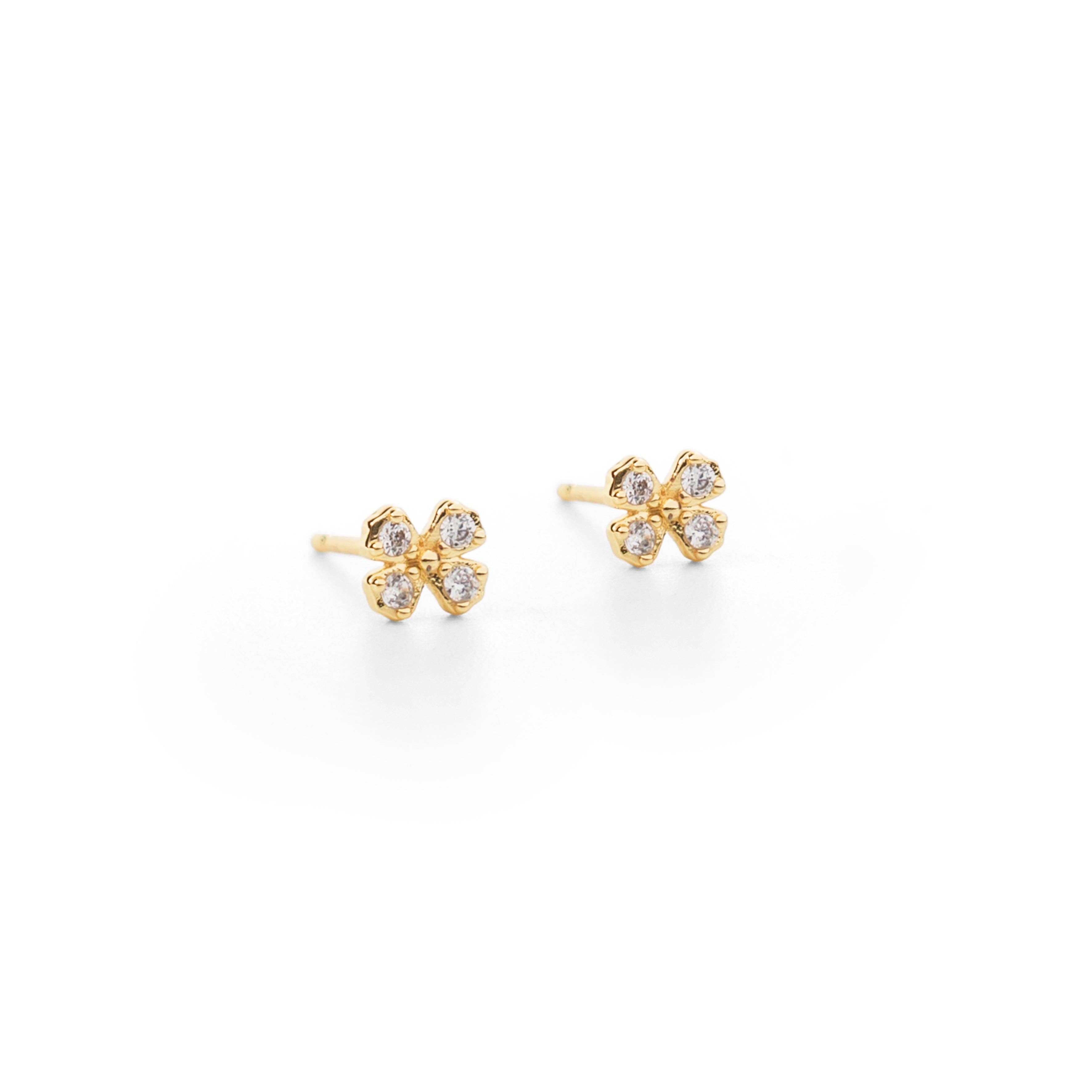 Mustard Flower Post Earrings- Assorted