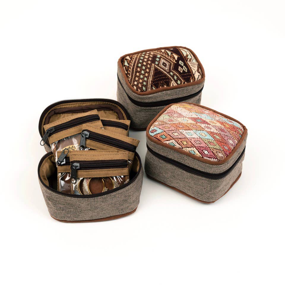 Muted Huipile Jewelry Case