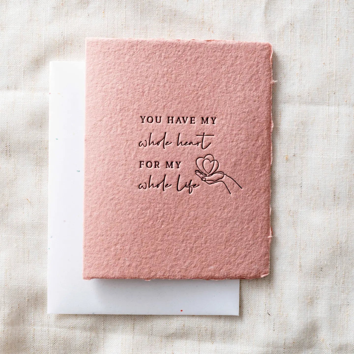 My whole heart-Greeting Card