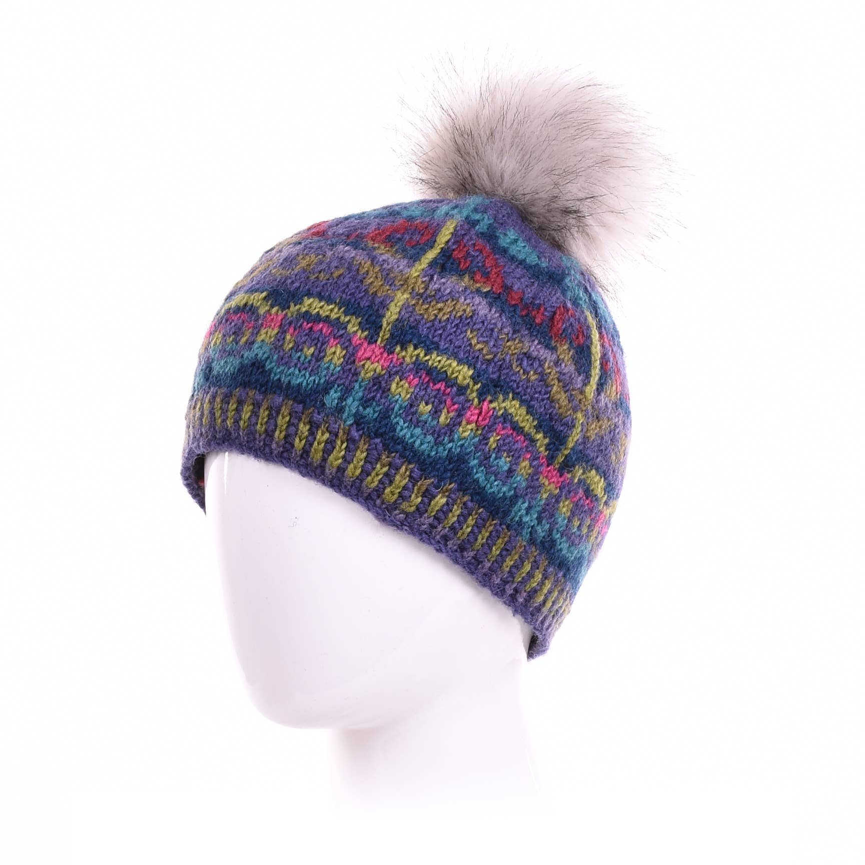 Natalia Wool Knit Beanie- Assorted Colors