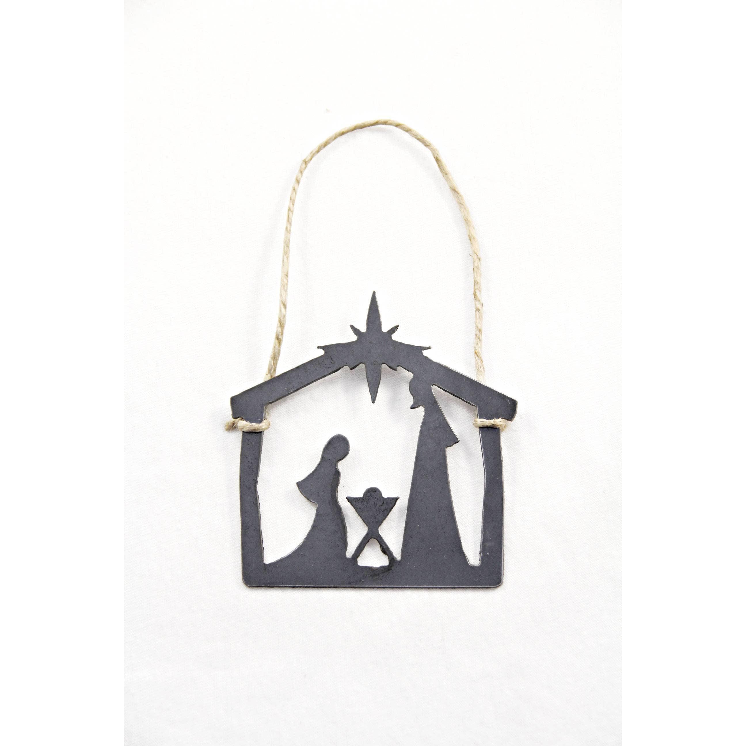 Nativity Scene Christmas Ornament