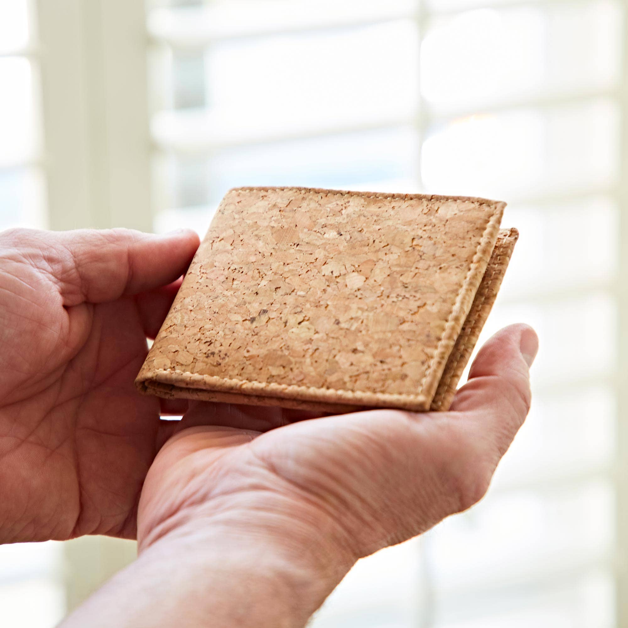 Natural Cork Billfold Wallet