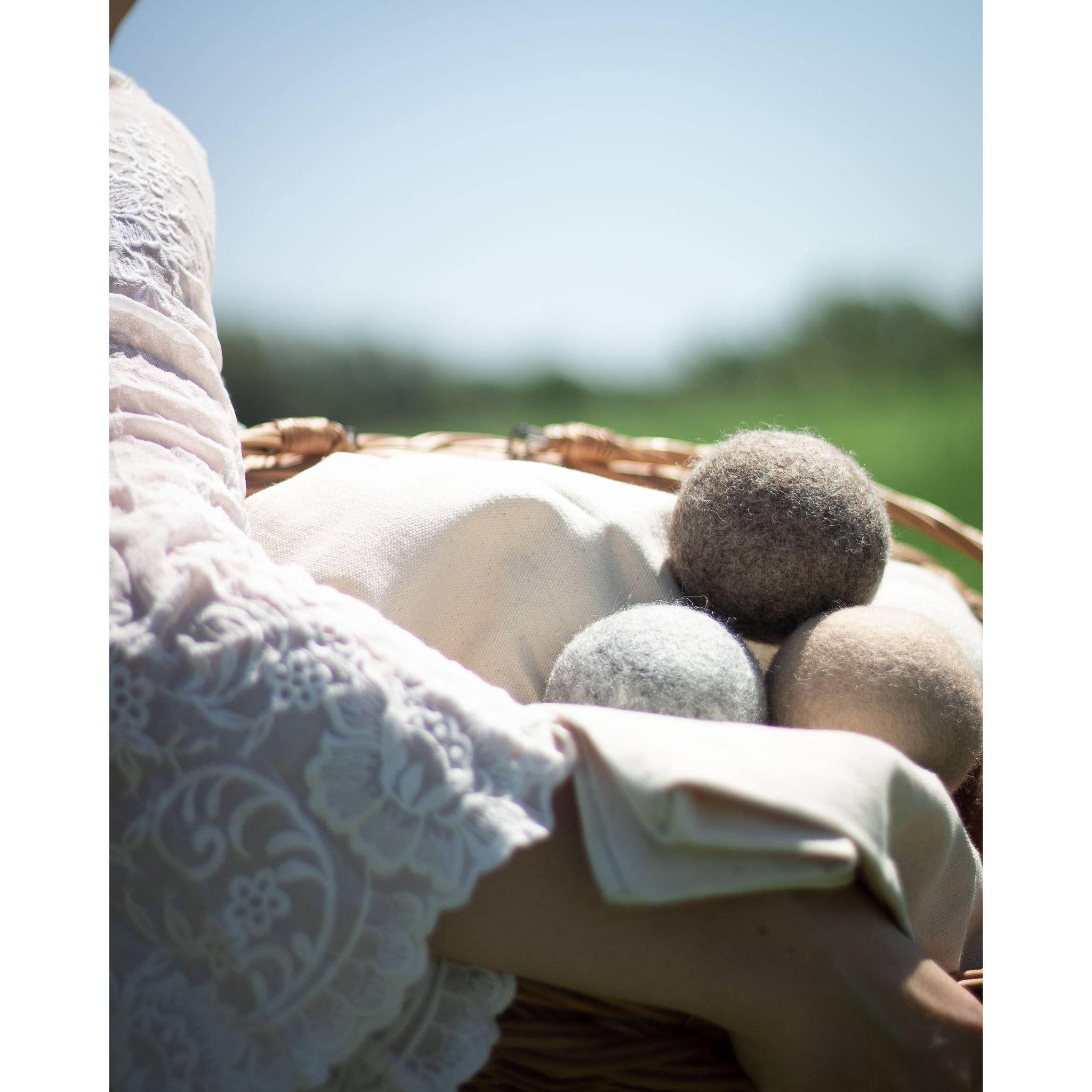 Natural Mystic Brown Mix Eco Wool Dryer Balls