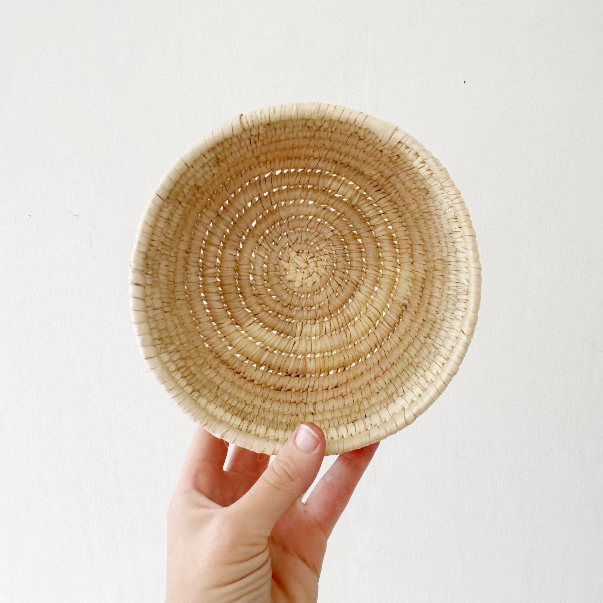 Natural Palm Mini Catchall Bowl: 6.5"
