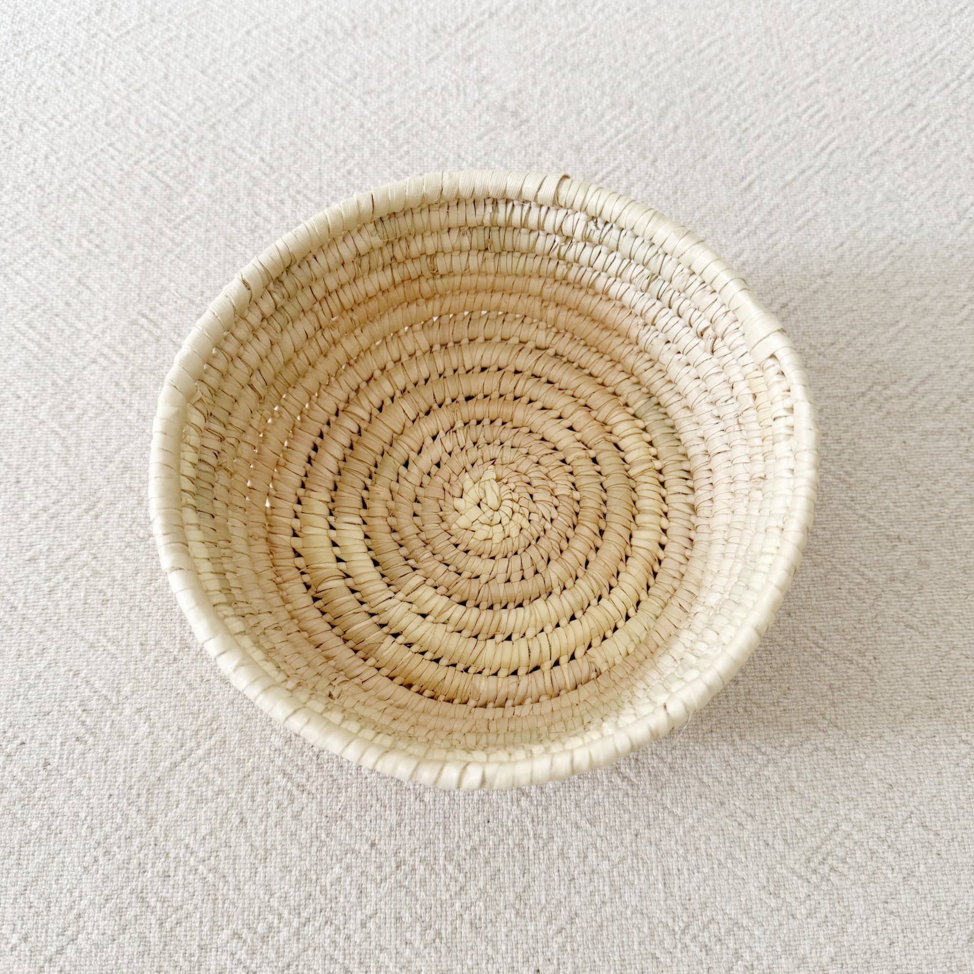 Natural Palm Mini Catchall Bowl: 6.5"