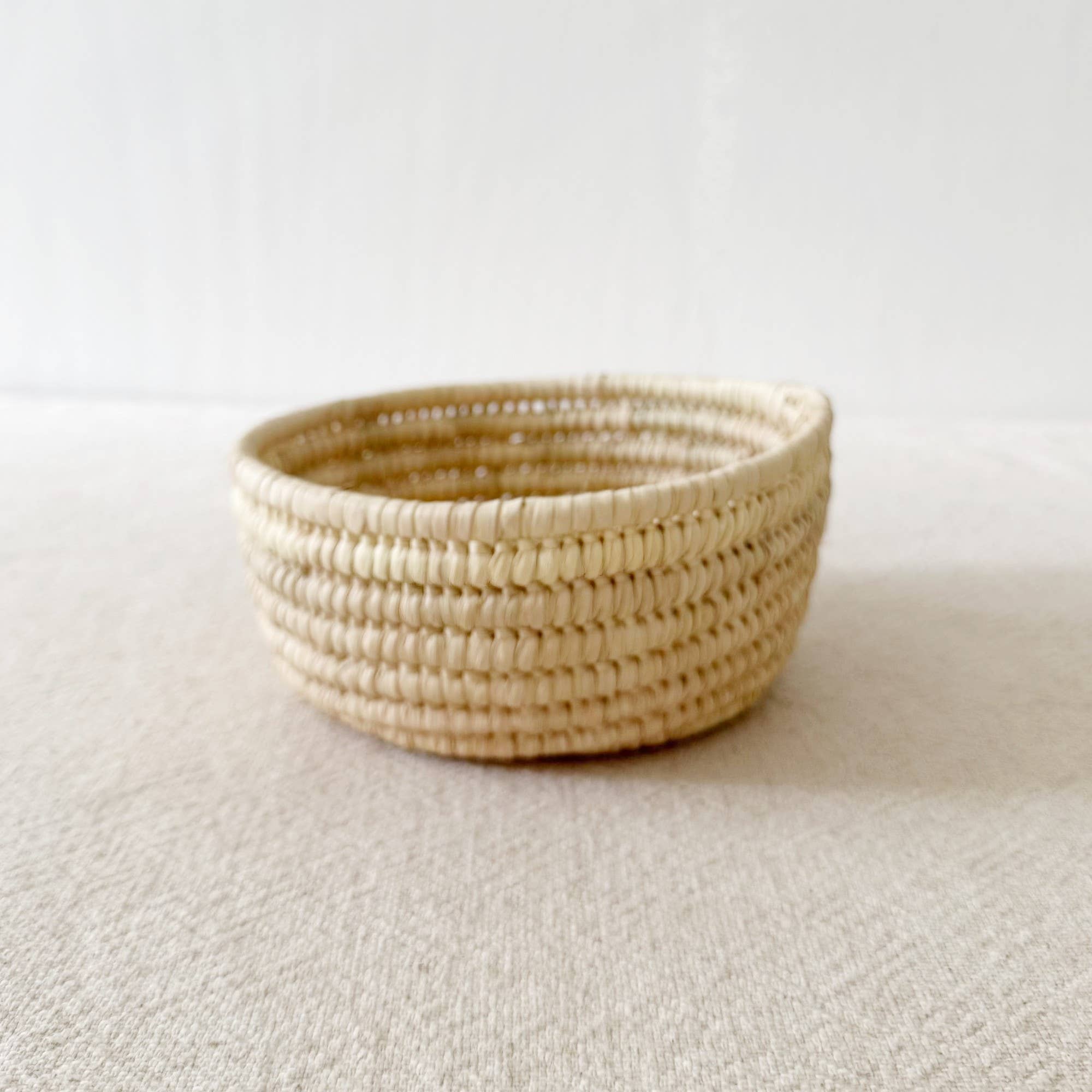 Natural Palm Mini Catchall Bowl: 6.5"