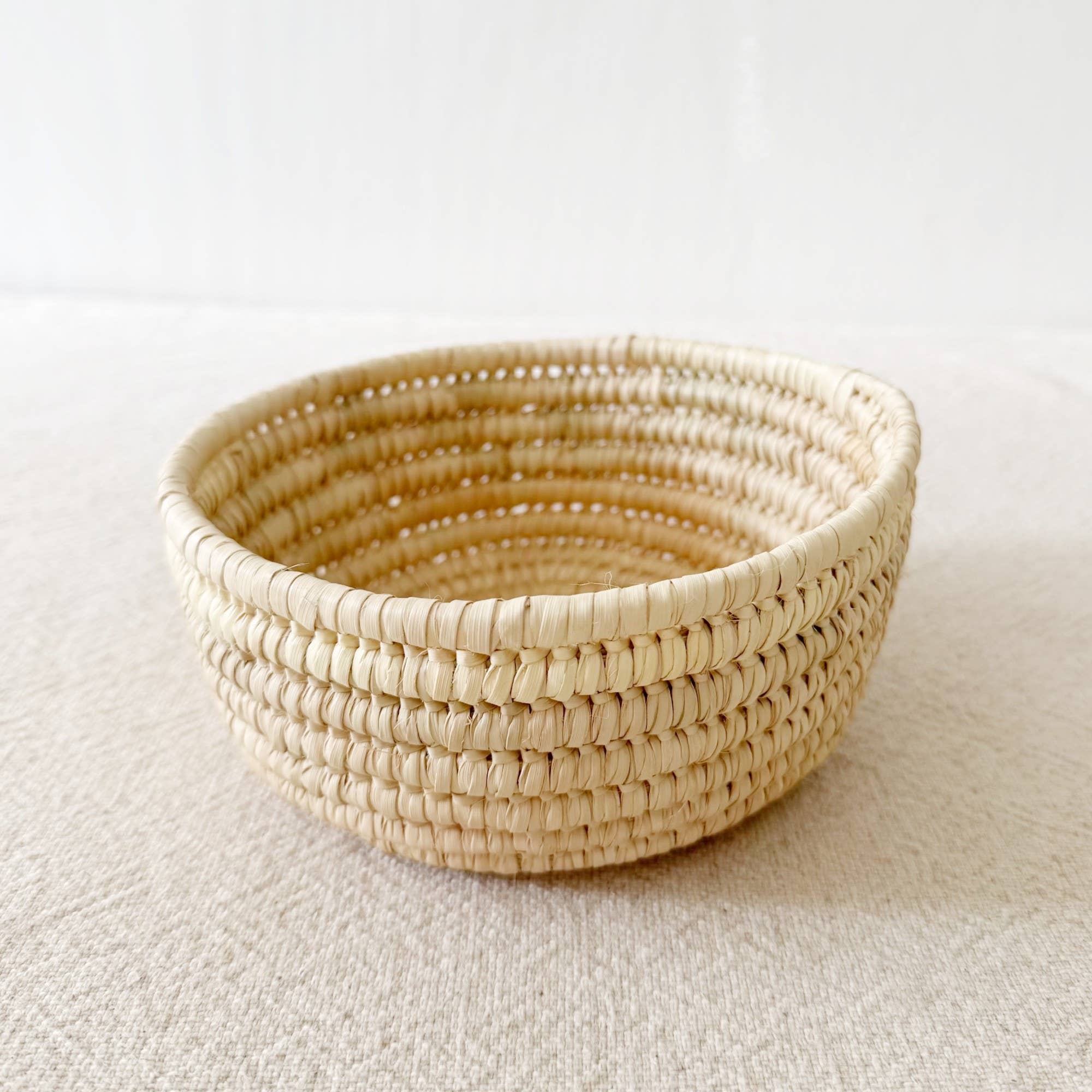 Natural Palm Mini Catchall Bowl: 6.5"
