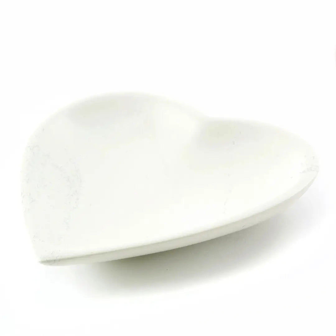 Natural Soapstone Heart Dish
