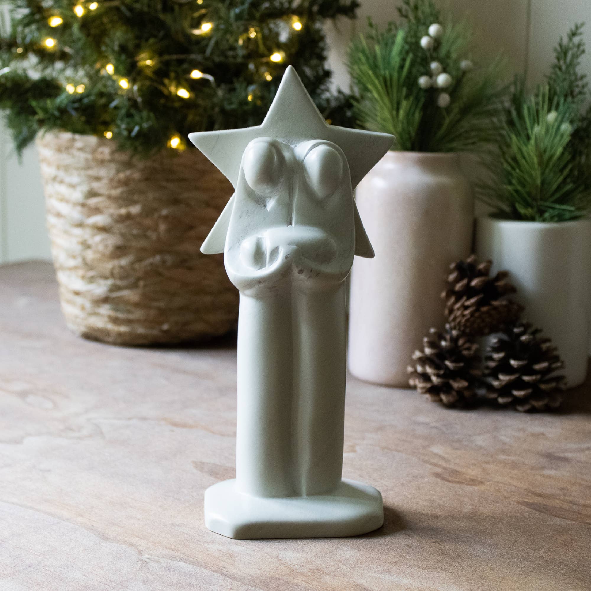 Natural Stone Star Nativity (* Local Pickup/Local Delivery Only)
