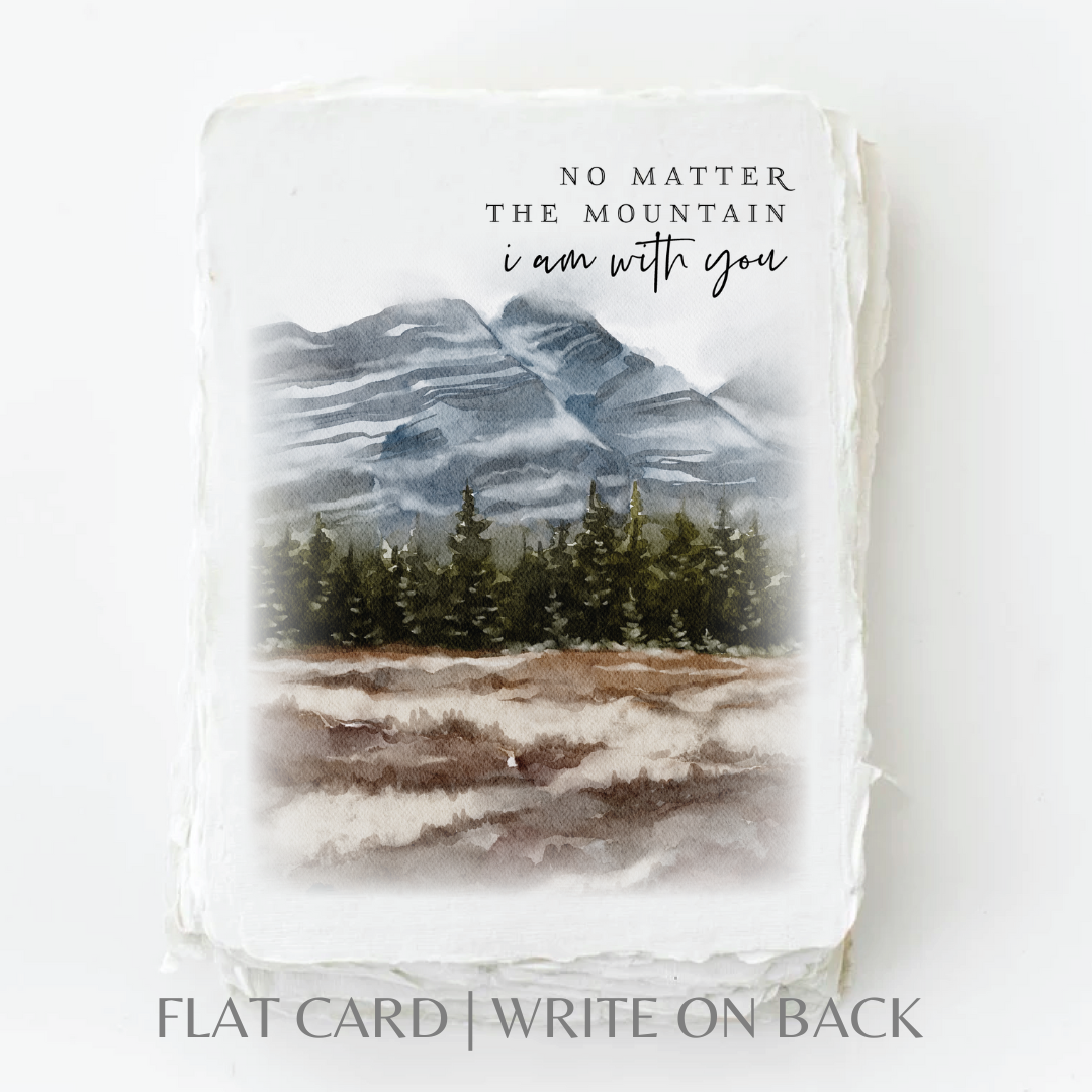 No Matter the Mountain | Eco-Friendly Greeting Card