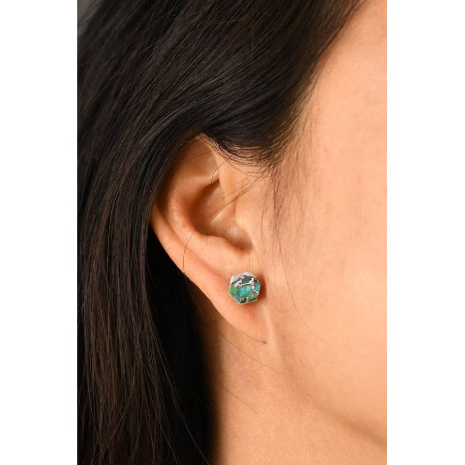 Oasis Turquoise Studs- Assorted Colors