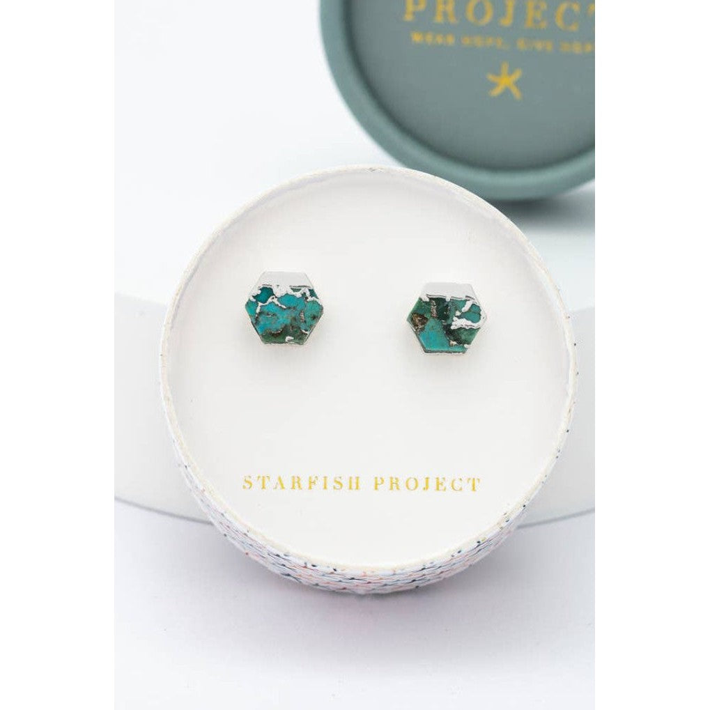 Oasis Turquoise Studs- Assorted Colors