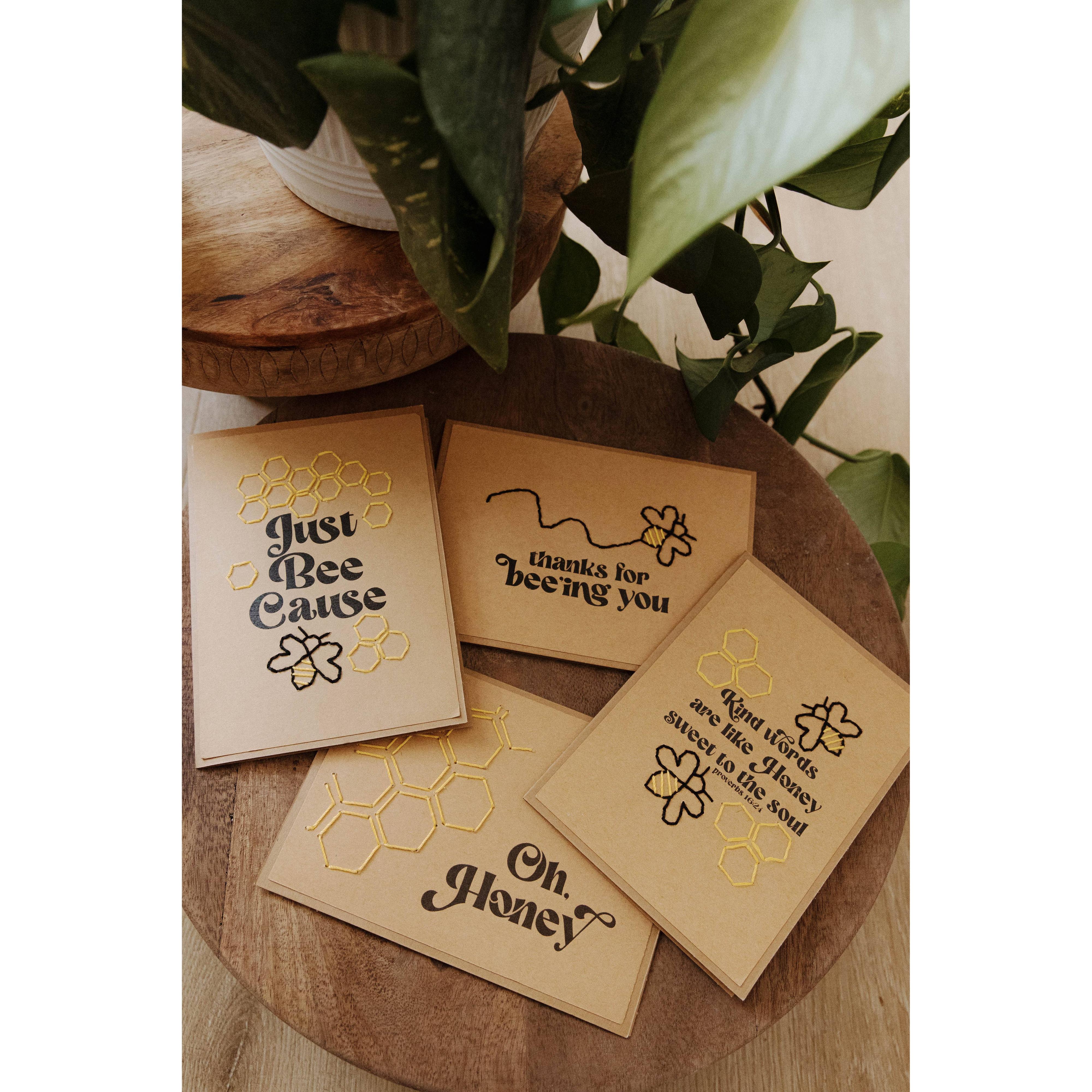 Oh Honey Greeting Cards- Assorted Styles- Sold Individually