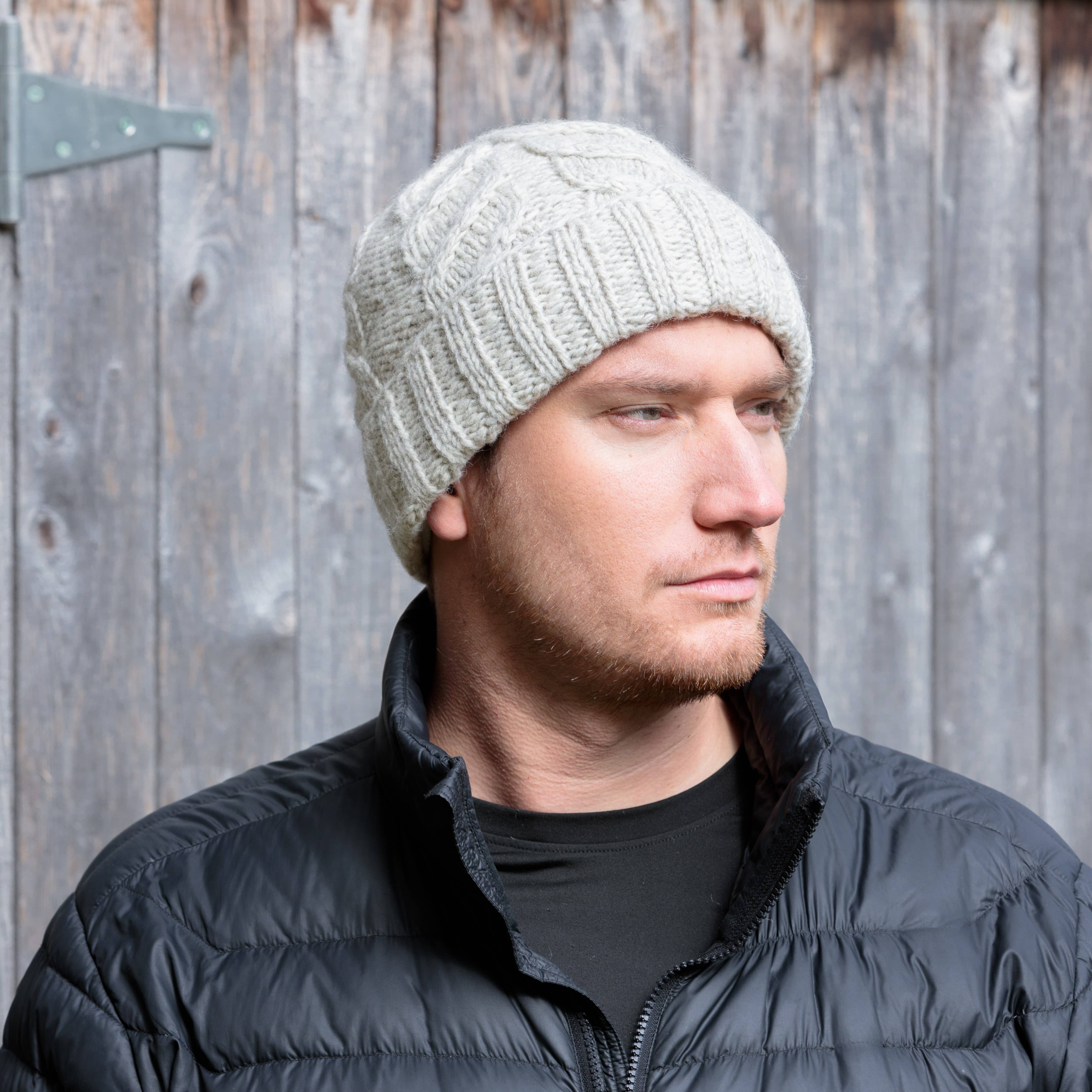 Olav Wool Cable Knit Hat- Assorted Colors
