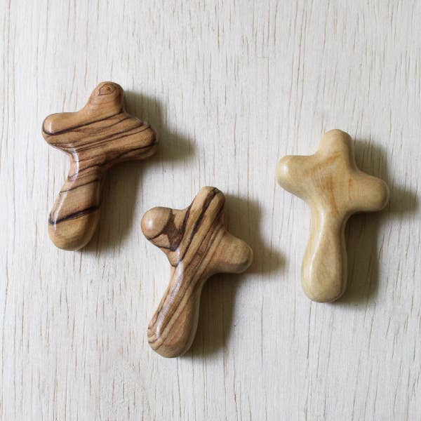 Olive Wood Cross- Sold Individually