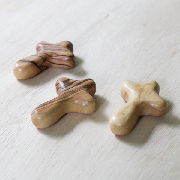Olive Wood Cross- Sold Individually