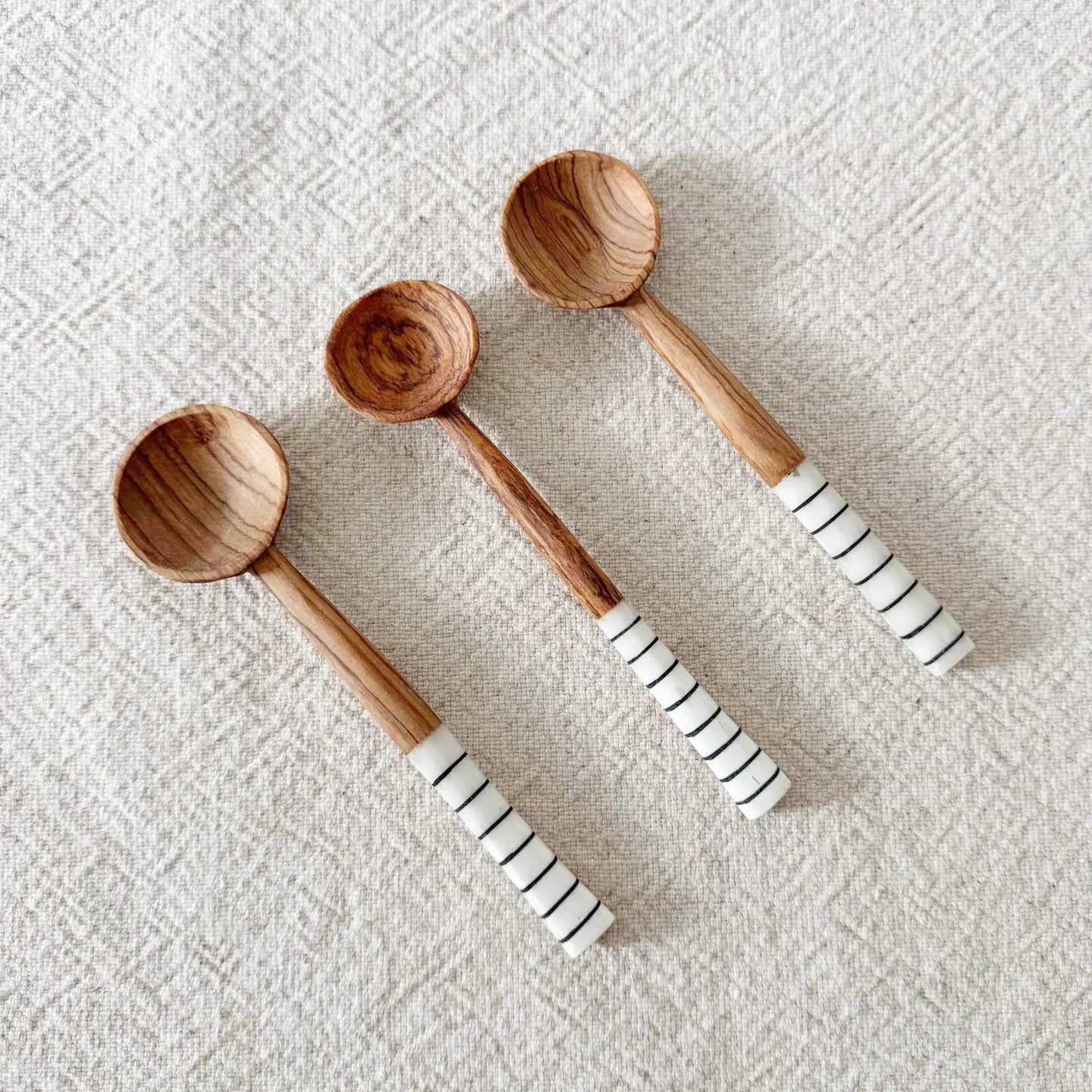 Olive Wood Hand Carved Spoon- Assorted Styles- Sold Individually