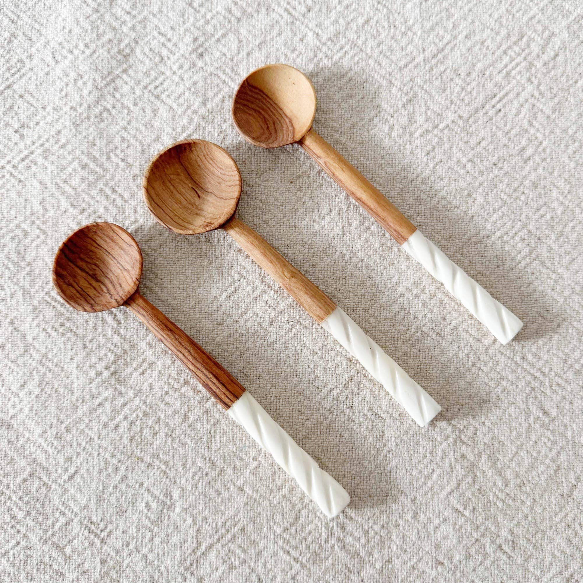 Olive Wood Hand Carved Spoon
