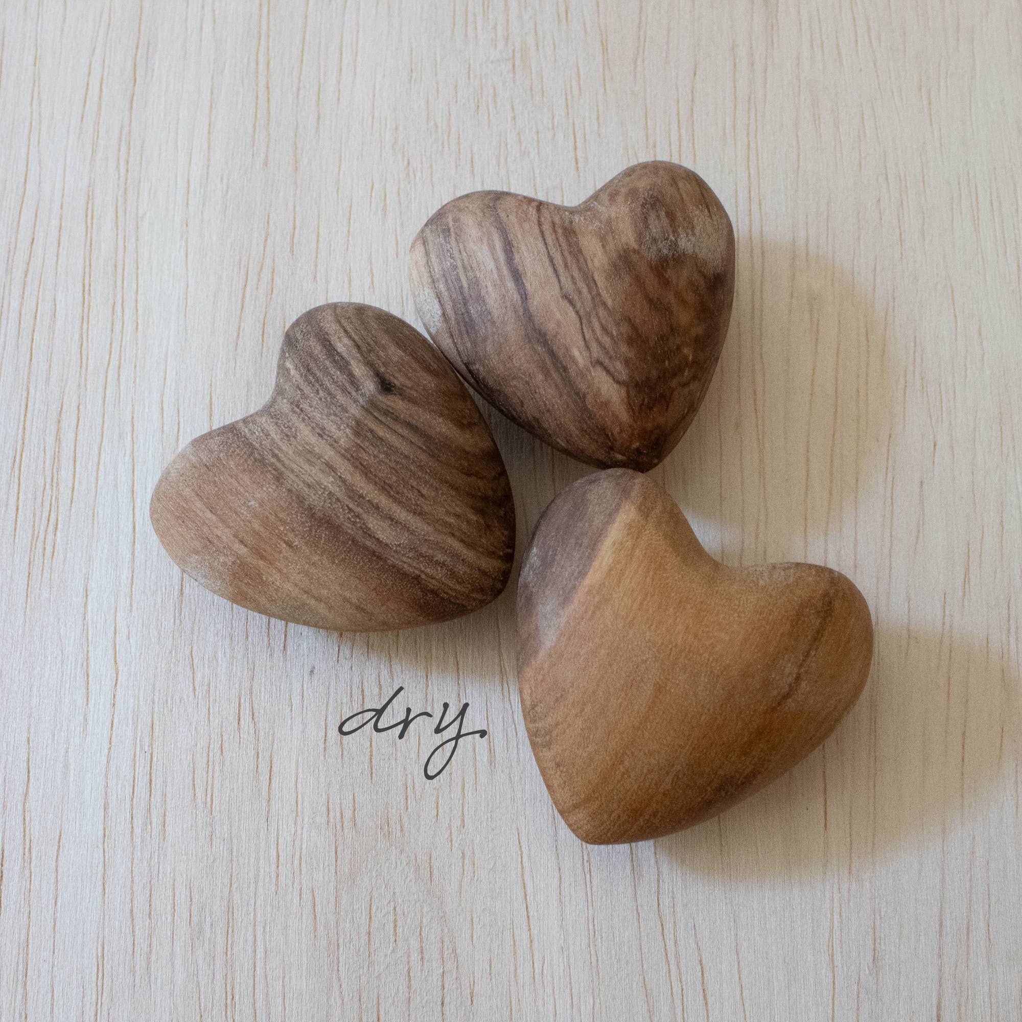 Olive Wood Heart- Sold Individually