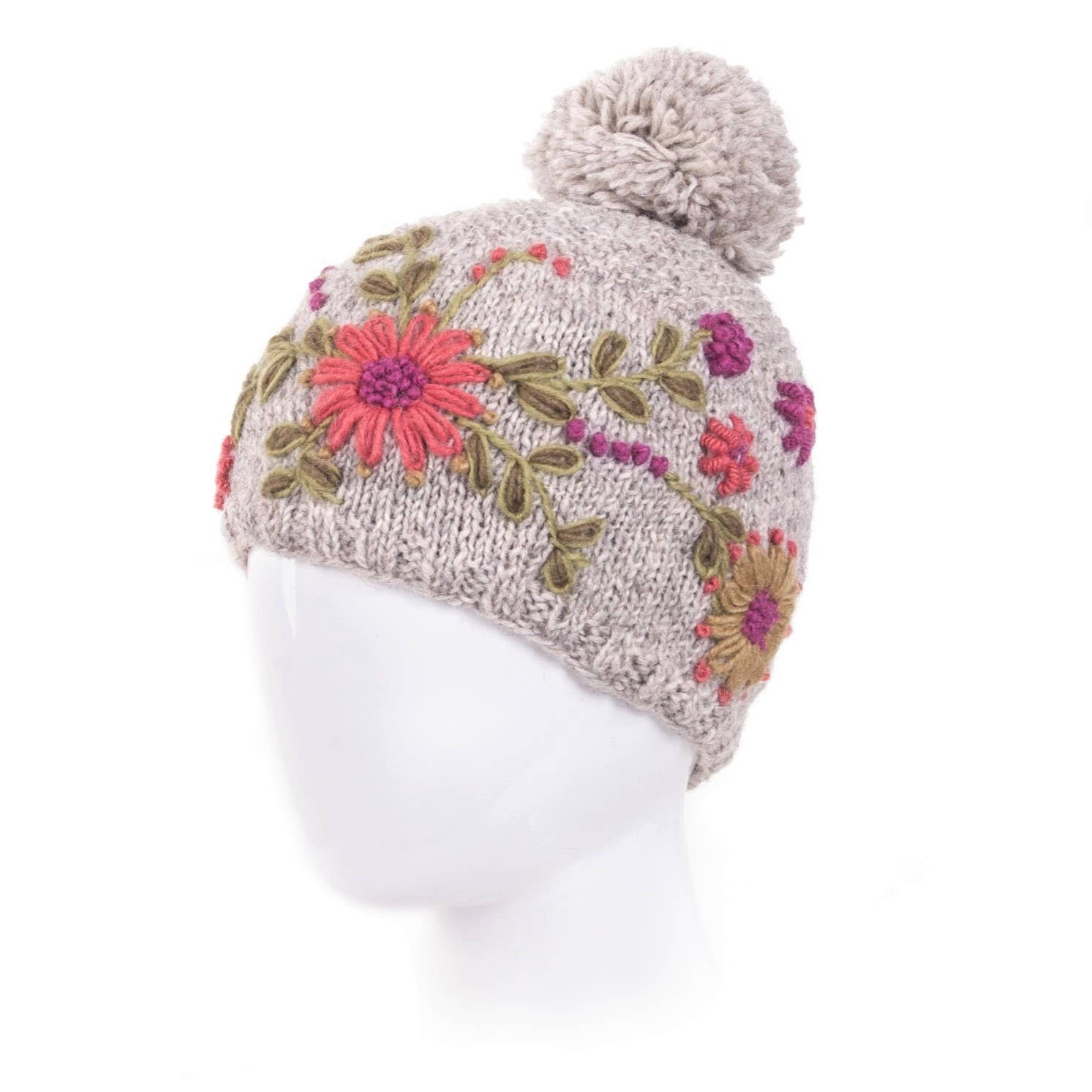 Olivia Wool Knit Beanie- Assorted Colors