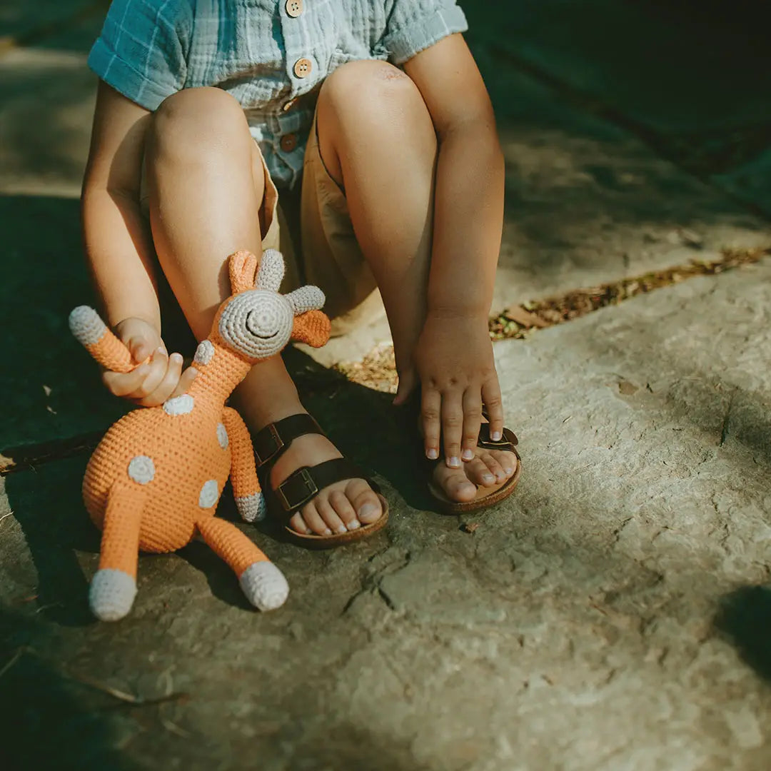 Organic Giraffe Knit Toy