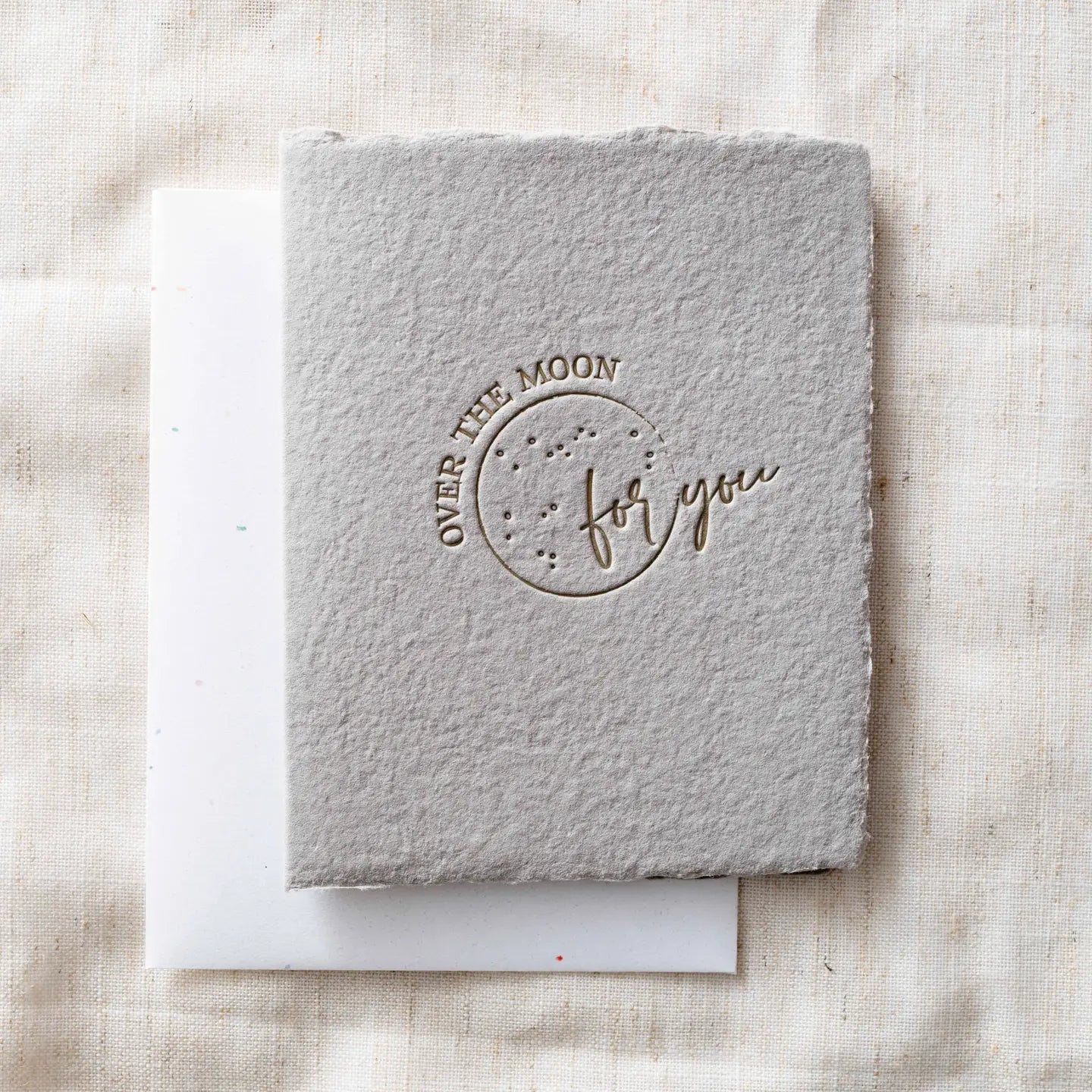 Over The Moon For You- Greeting Card
