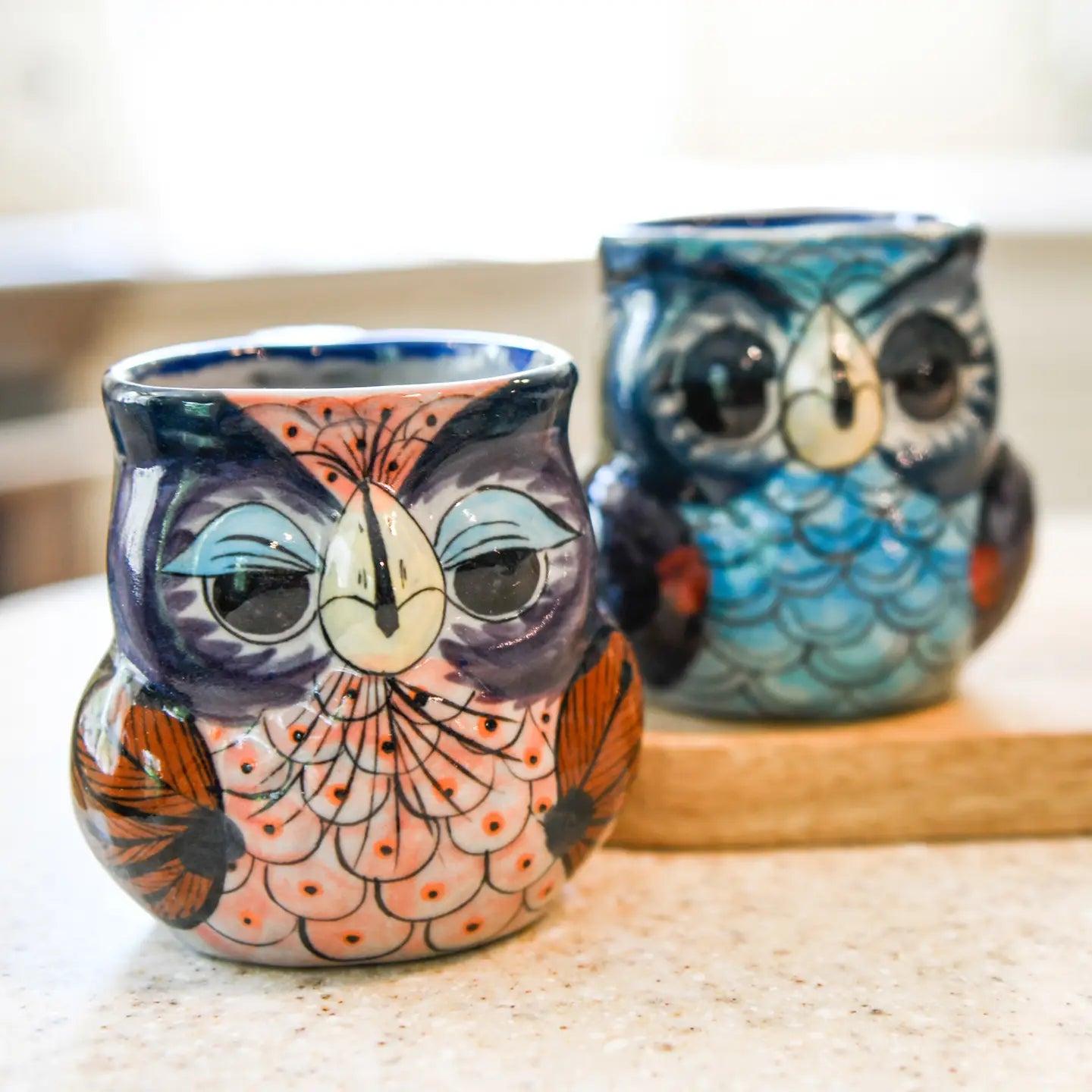 Owl Coffee Mug- Assorted Colors- Sold Individually