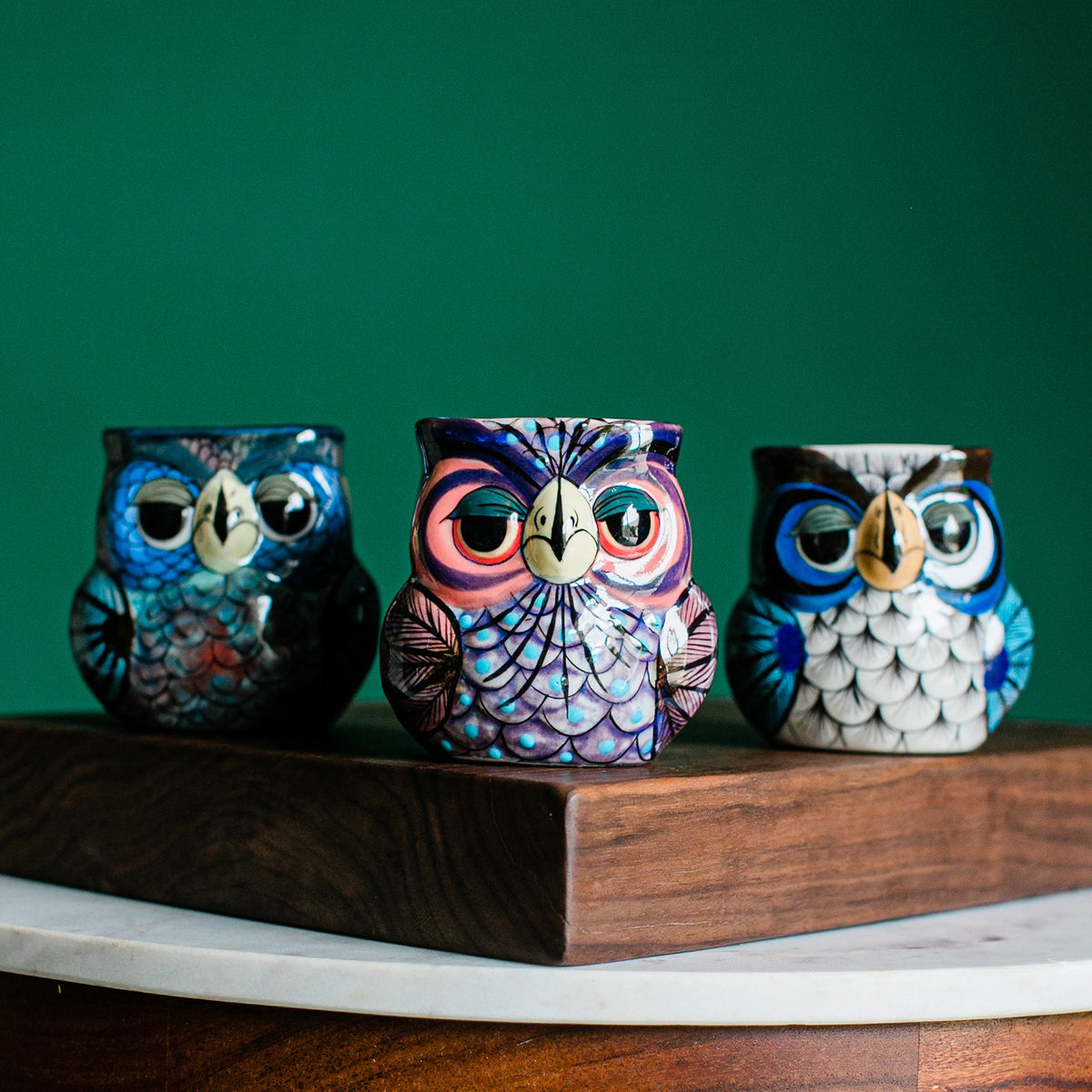 Owl Coffee Mug- Assorted Colors- Sold Individually