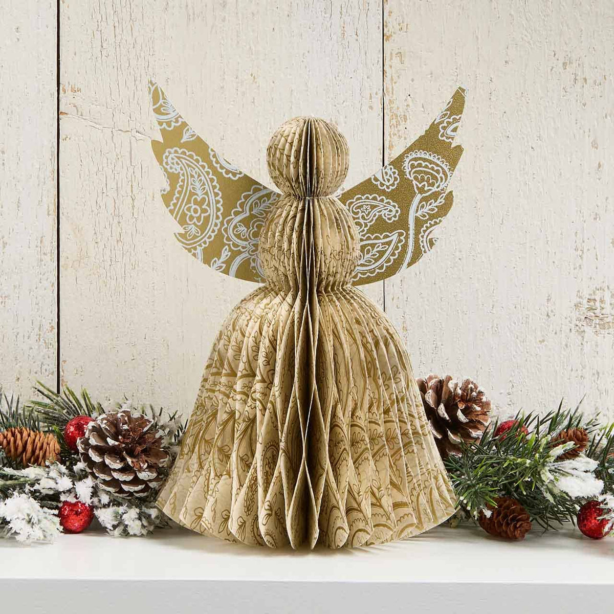 Paisley Paper Christmas Angel