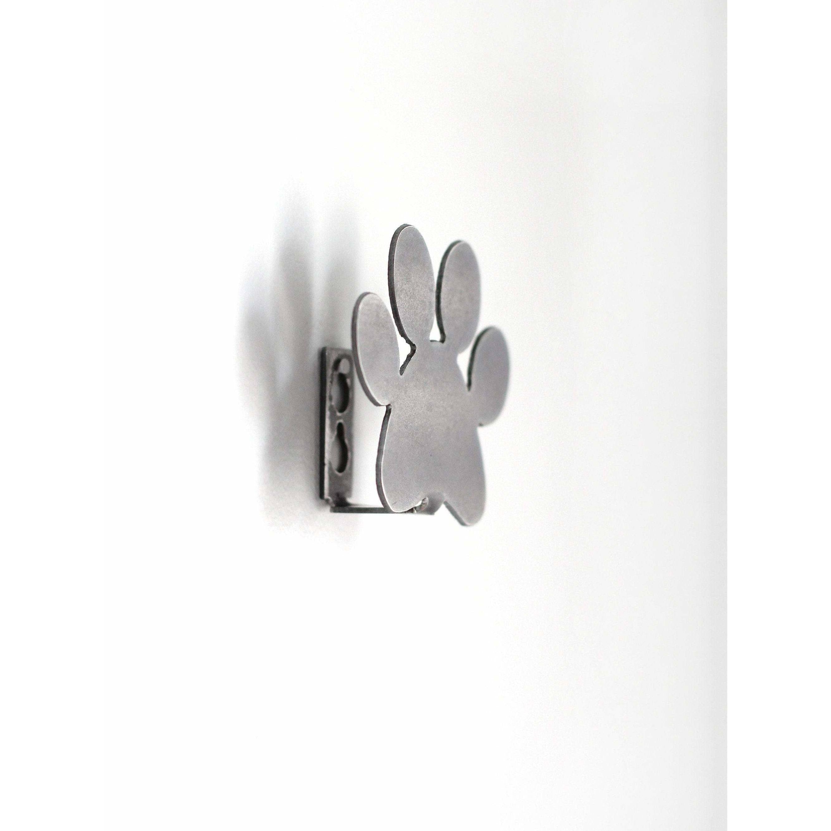Paw Print Hook Dog Leash Holder
