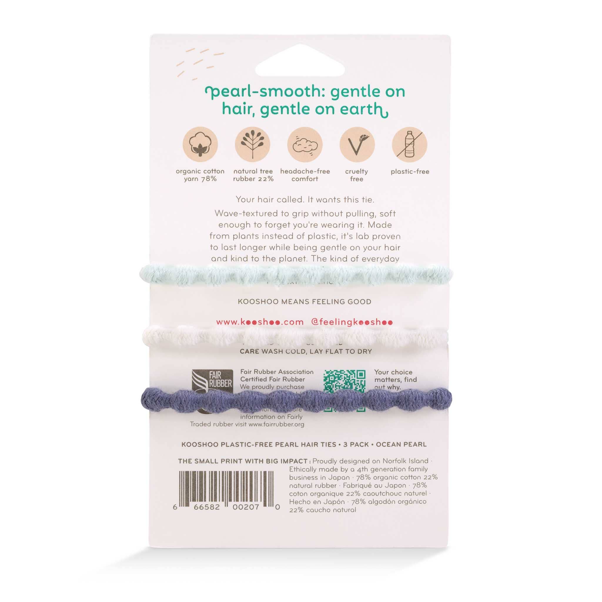 Pearl Hair Ties- Set of 3