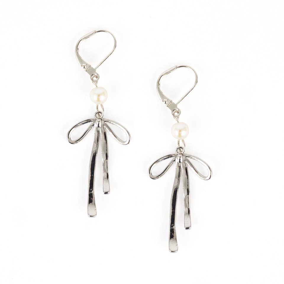 Pearl and Bow Earrings- Assorted