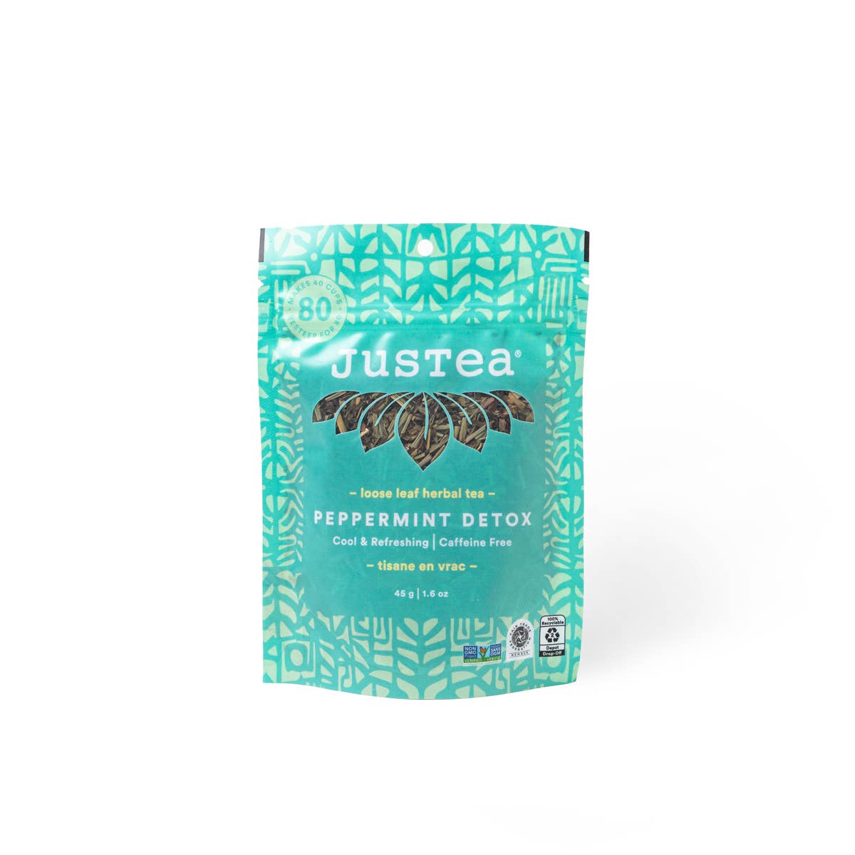 Peppermint Detox Loose Leaf Tea: Stand-Up Pouch