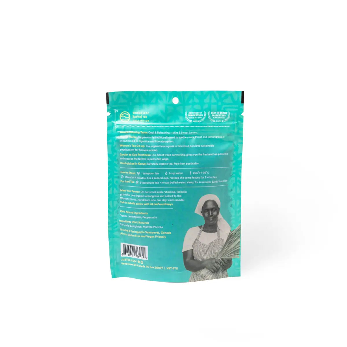 Peppermint Garden Loose Leaf Tea: Stand-Up Pouch