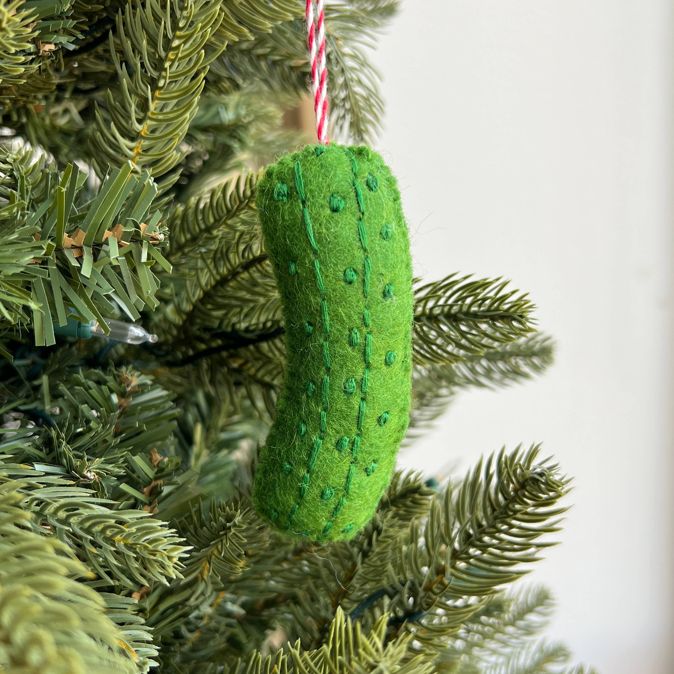 Pickle Felt Wool Ornament