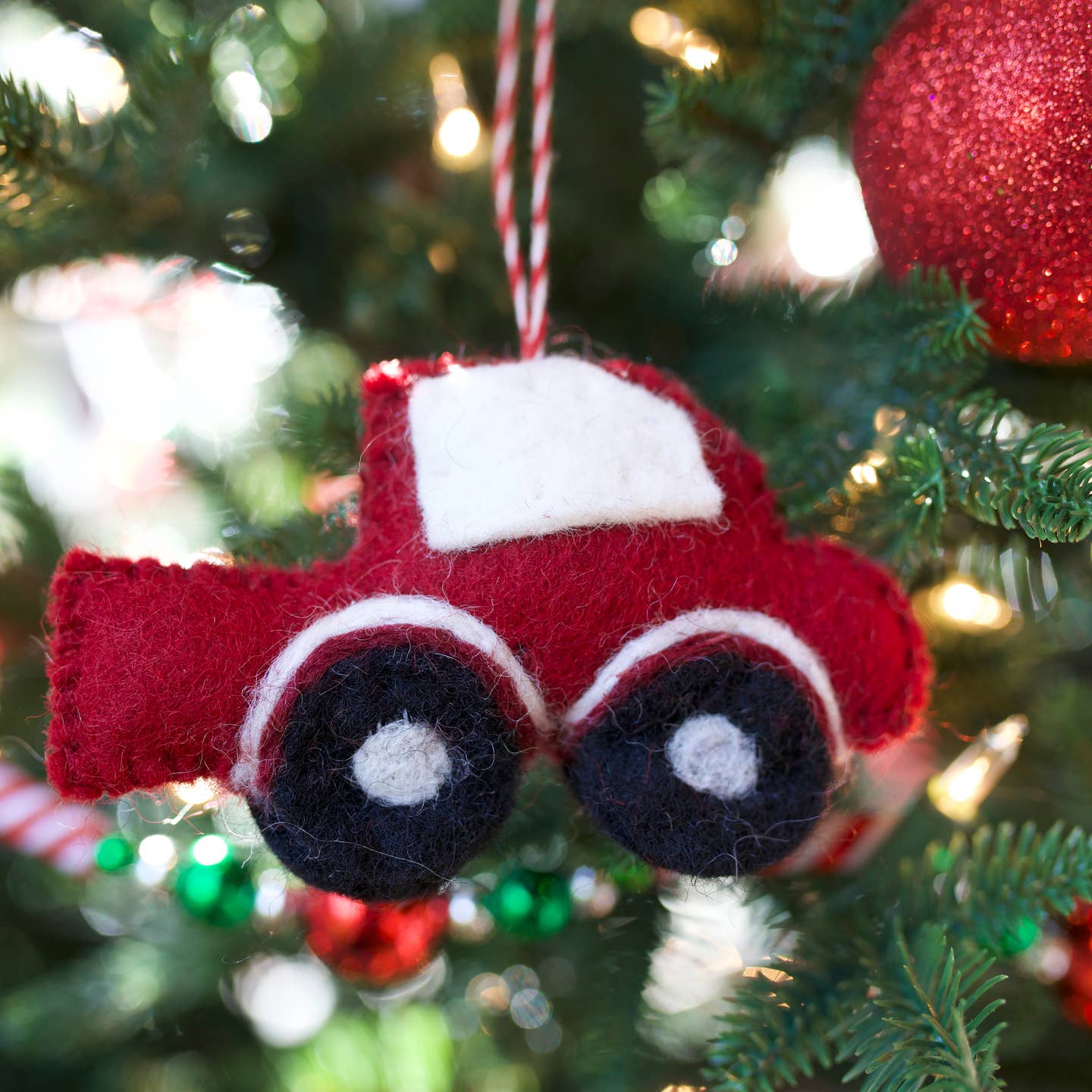 Pickup Truck Felt Wool Ornament