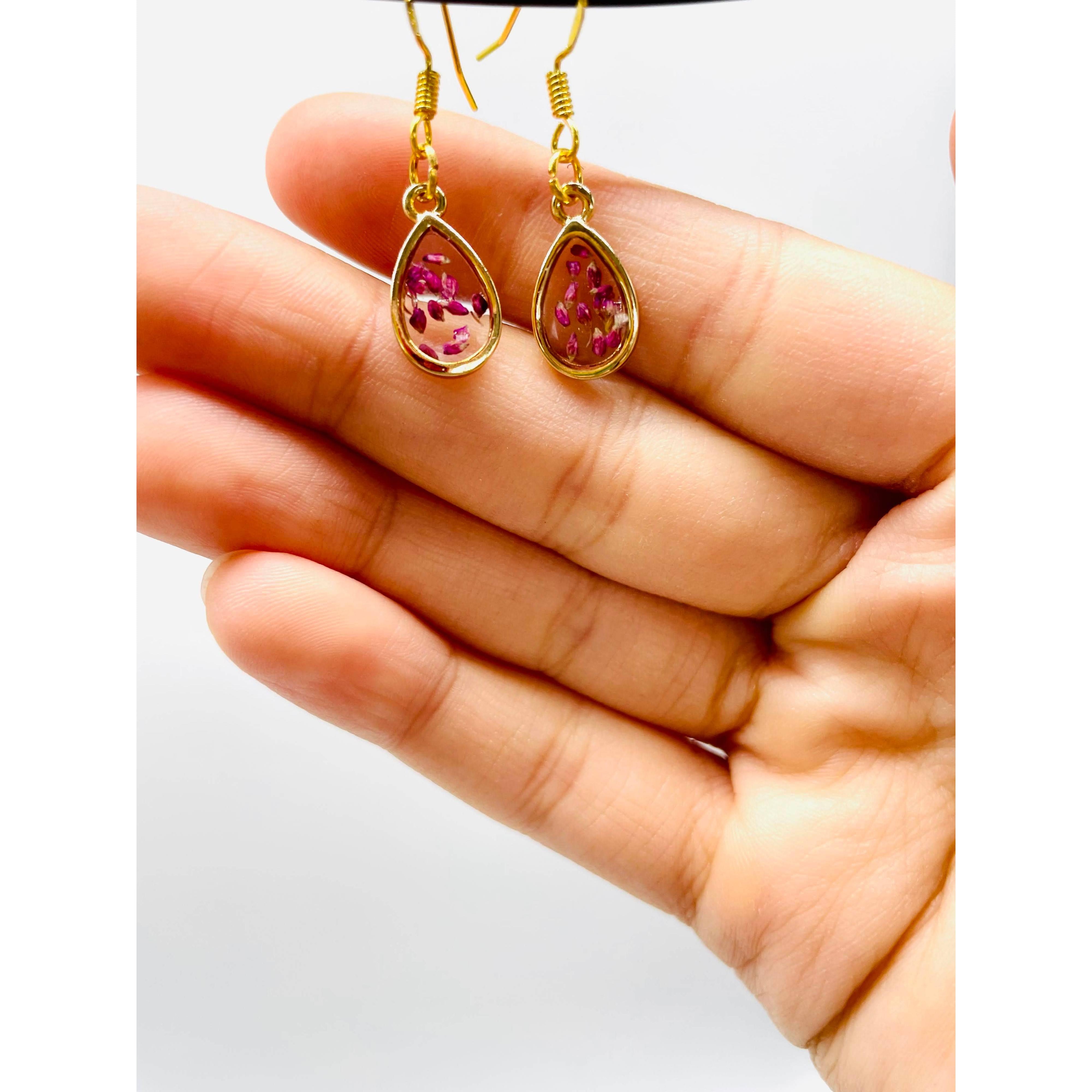 Pink Bud Earrings