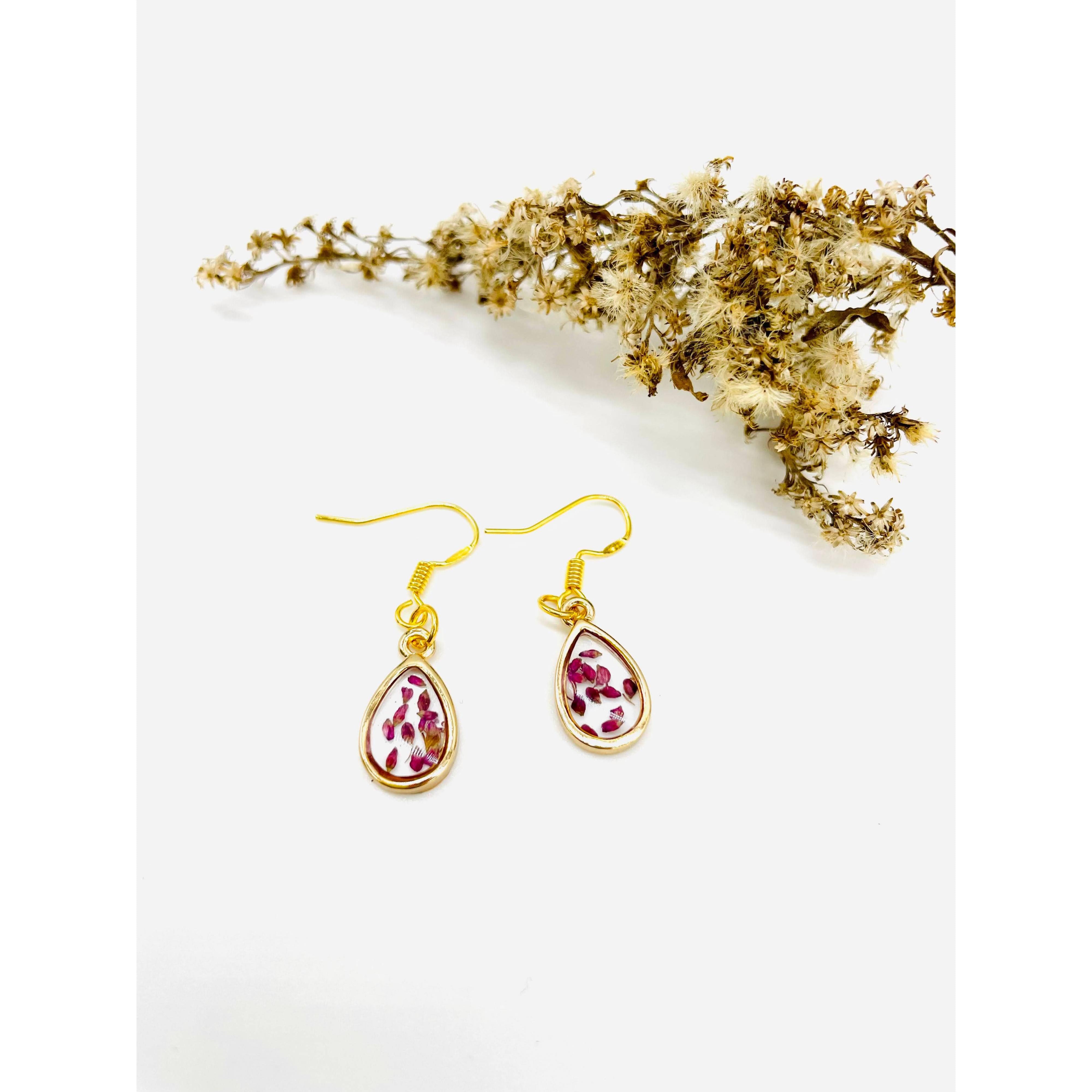 Pink Bud Earrings