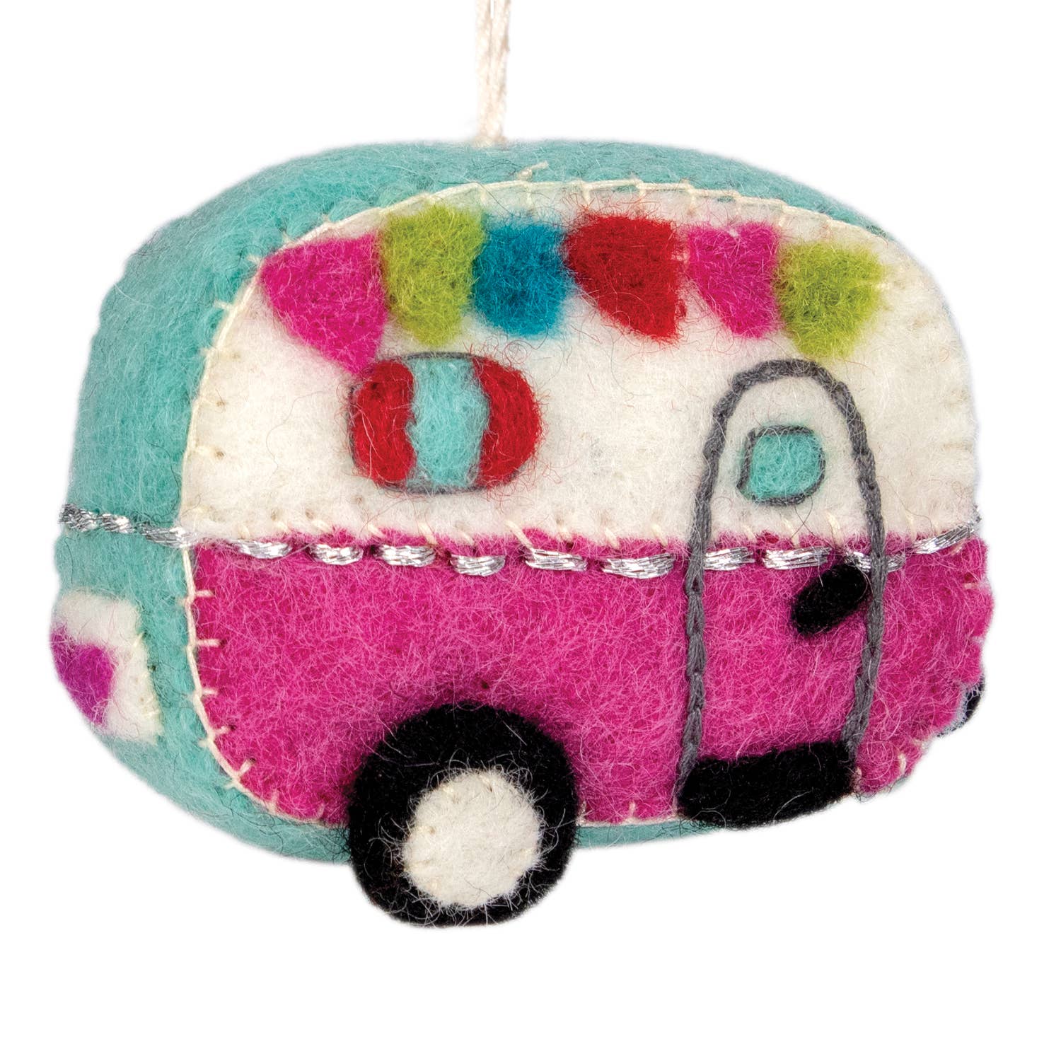 Pink Camper Ornament